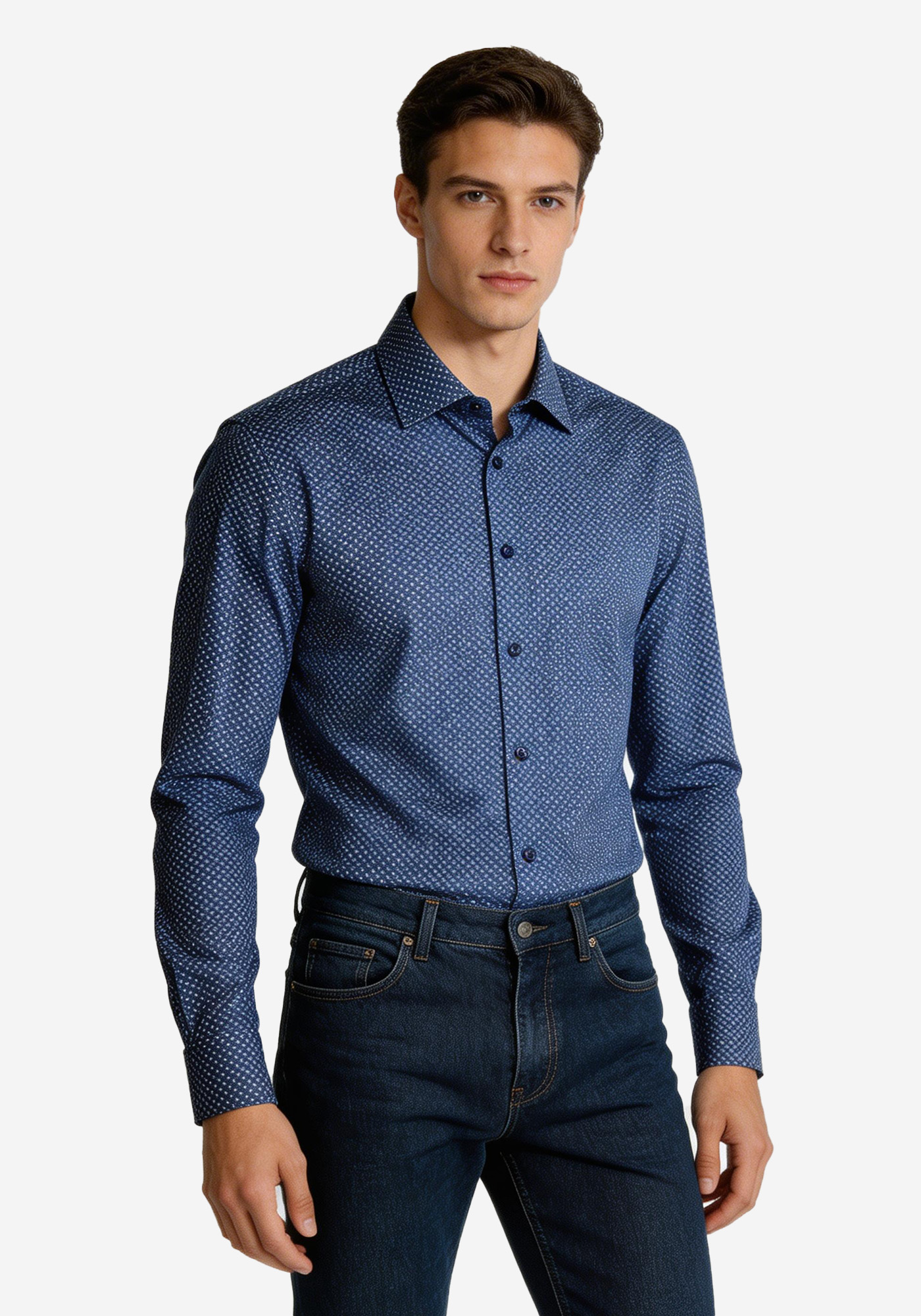 Guy Laroche Πουκάμισο της σειράς Micro - GLEW28717 CL 5