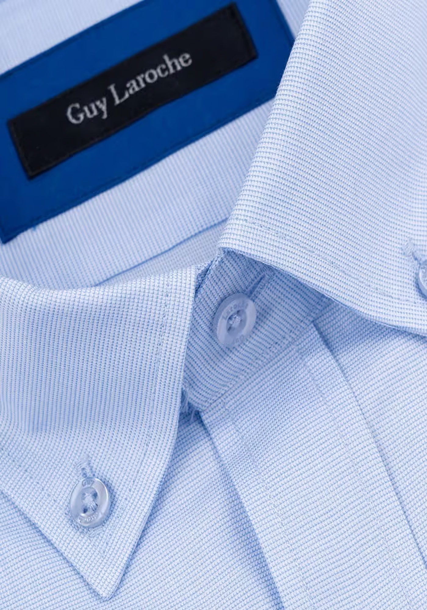 Guy Laroche Πουκάμισο της σειράς Micropattern - GL2318310 BDSS 6 Light Blue φωτογραφία