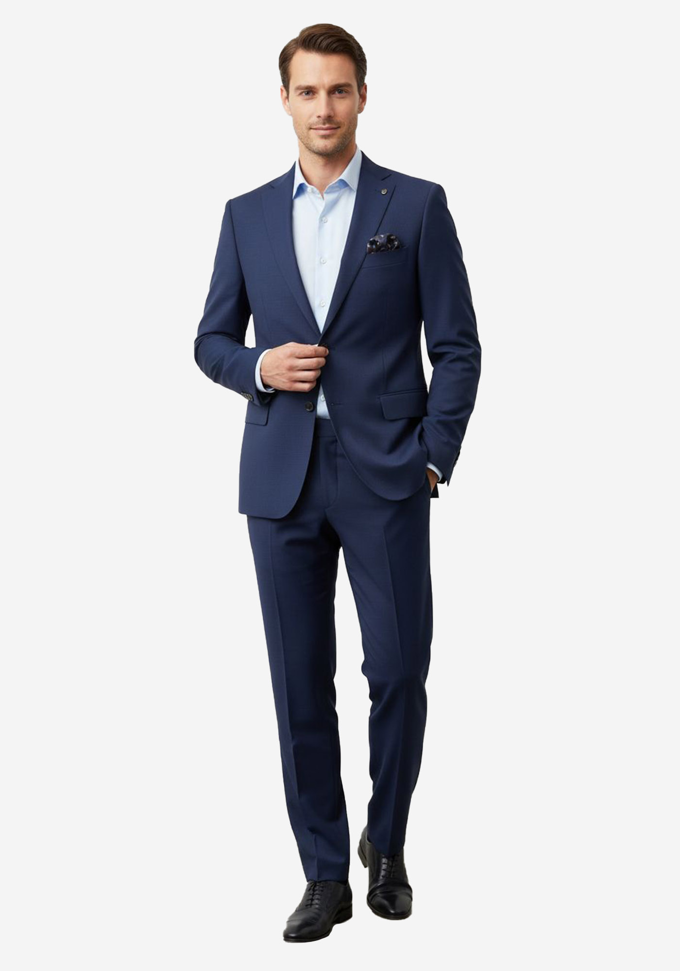 Guy Laroche Κοστούμι της σειράς Micropattern - GLES11109 23030 5390 Dark Blue