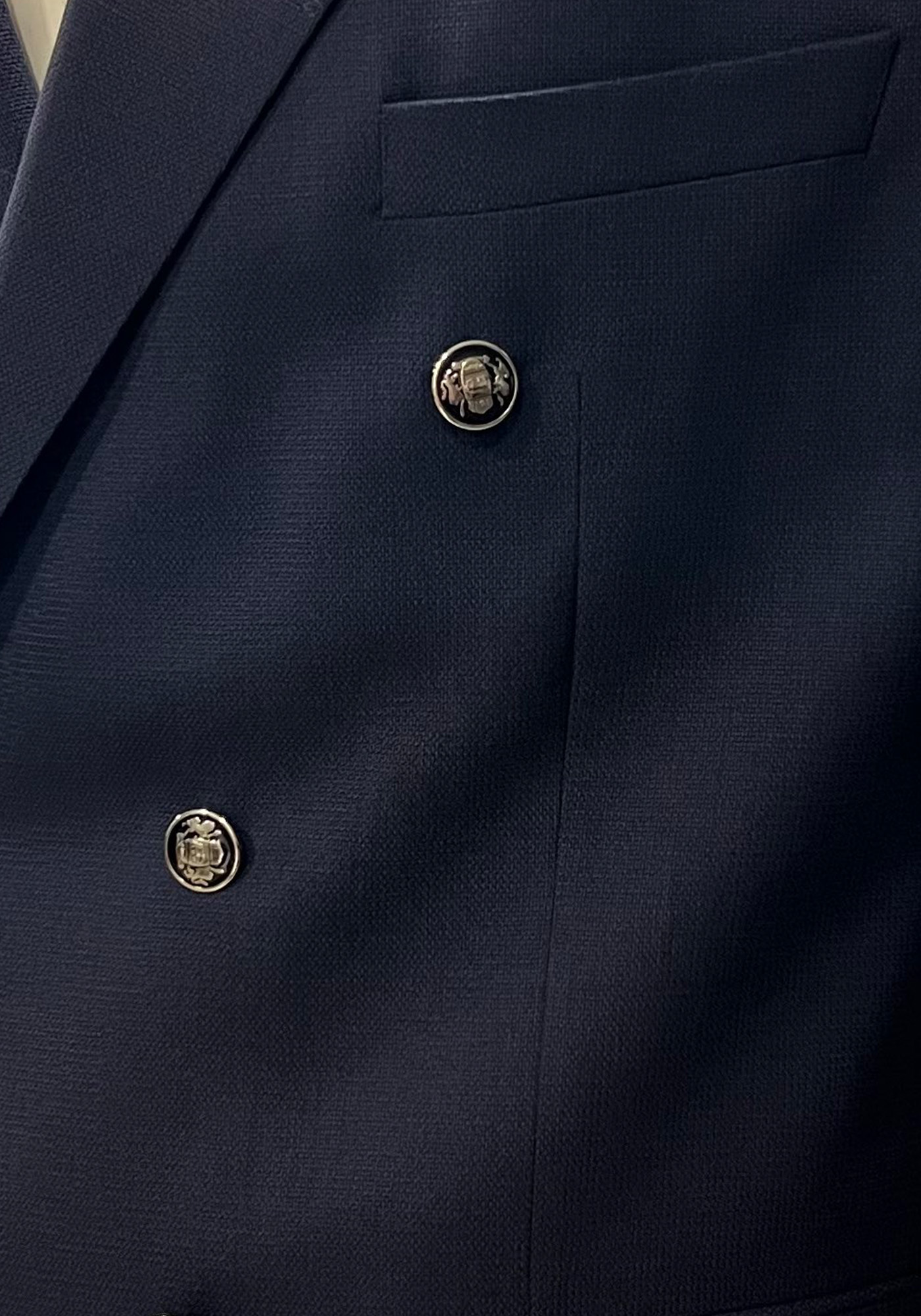 Guy Laroche Σταυρωτό Σακάκι - GLES13103 10757E 1 Blue φωτογραφία