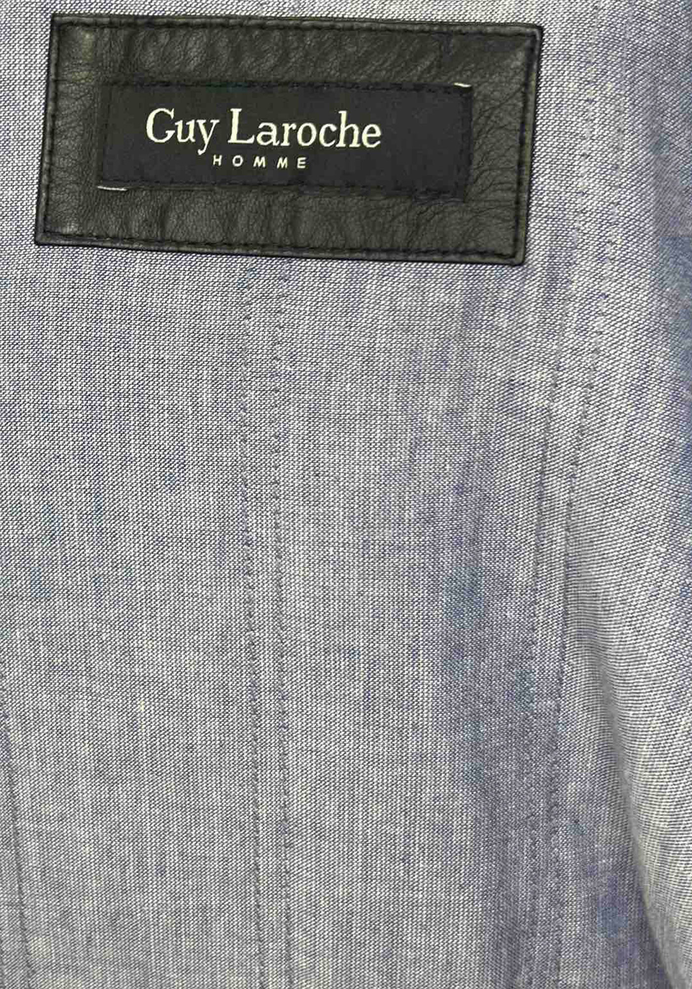 Guy laroche Δερμάτινο Μπουφάν της σειράς Bomber - GL788 03 Black