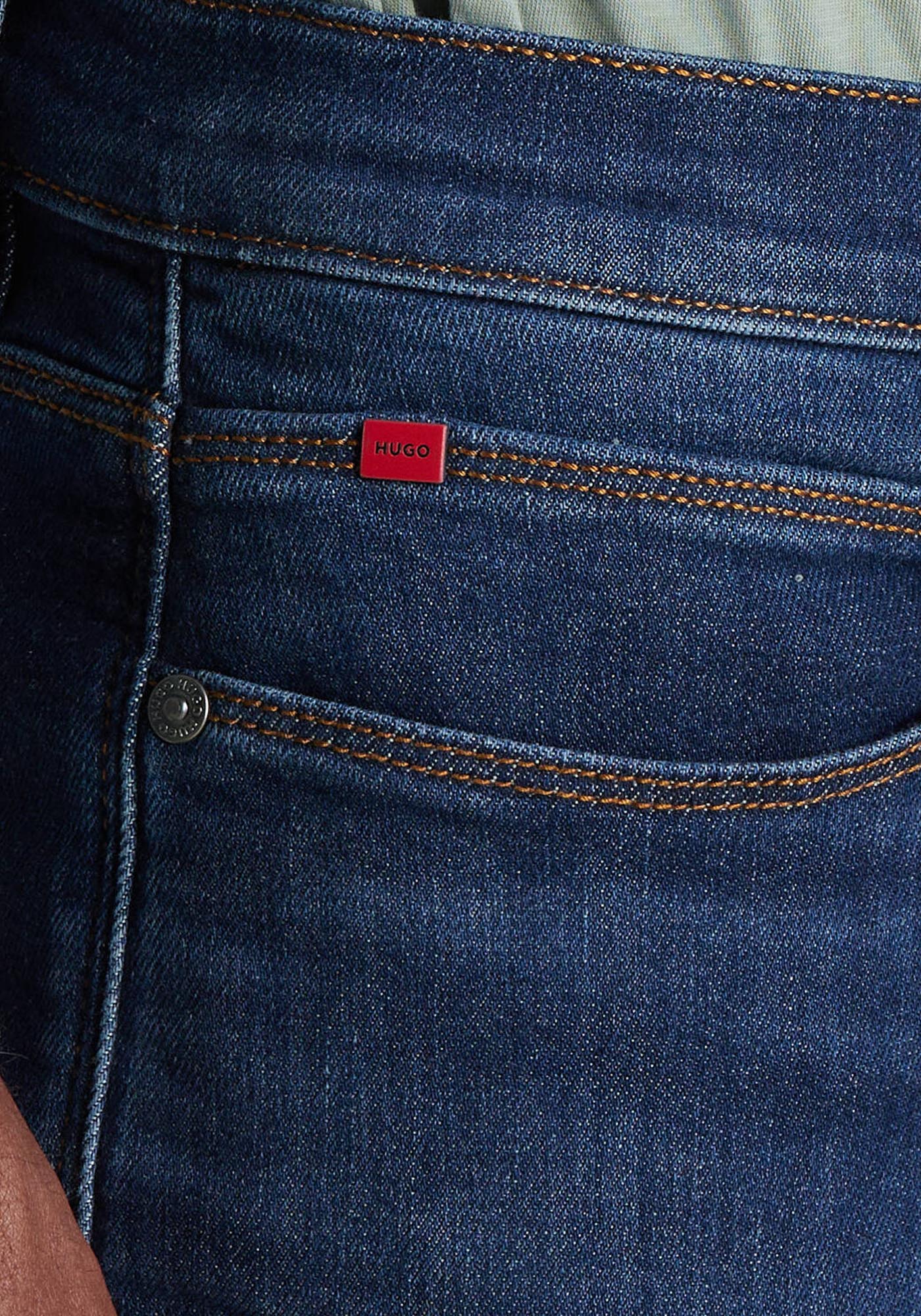 HUGO Jean Παντελόνι της σειράς HUGO 734 - 50493713 405 Dark Blue φωτογραφία