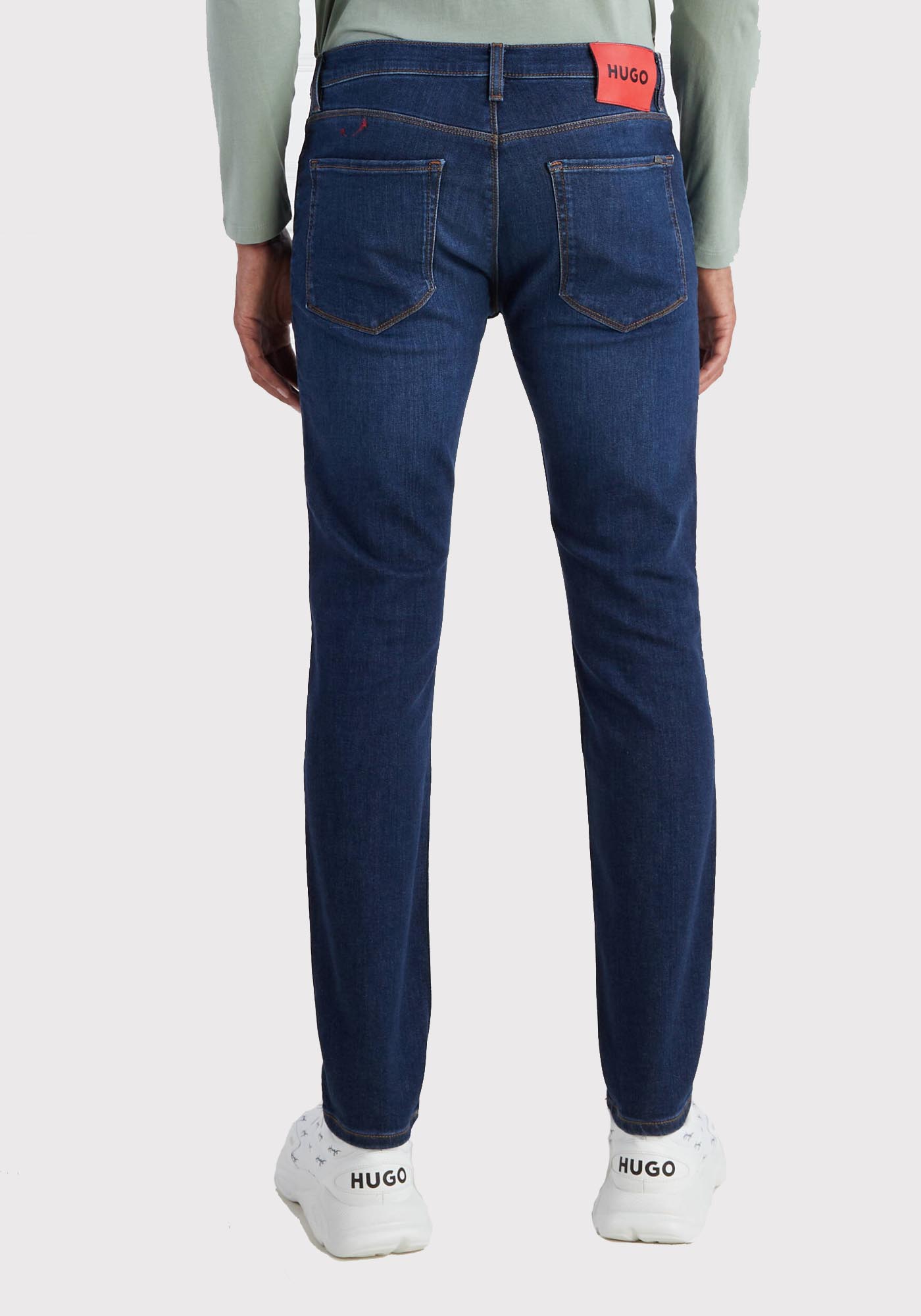 HUGO Jean Παντελόνι της σειράς HUGO 734 - 50493713 405 Dark Blue φωτογραφία