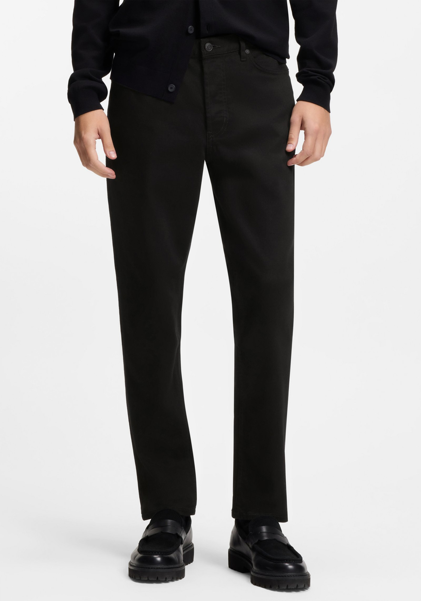 HUGO Jean Παντελόνι της σειράς HUGO 634 - 50554144 003 Black