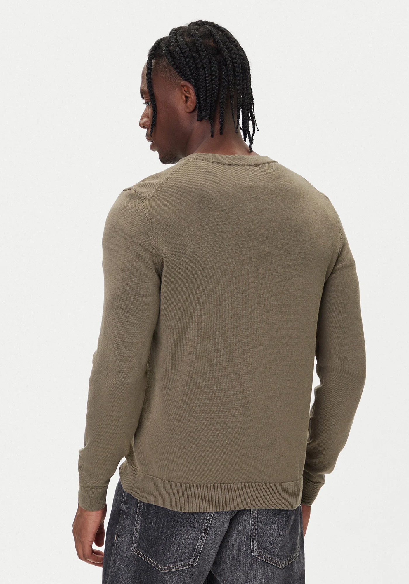 HUGO Pullover της σειράς San Cassius - 50475083 032 Grey φωτογραφία