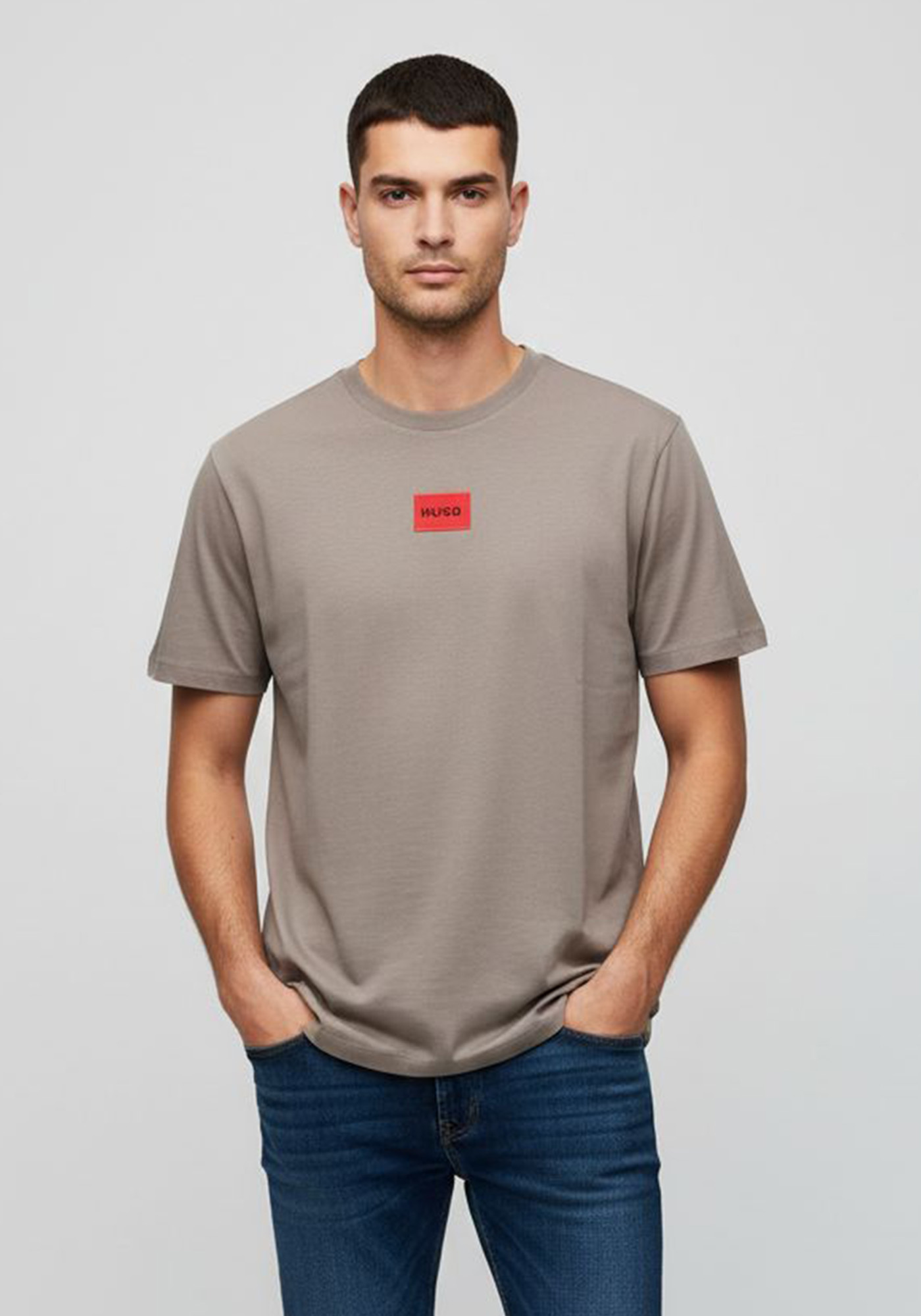 HUGO T-shirt Diragolino 212 - 50447978 237 Light Brown