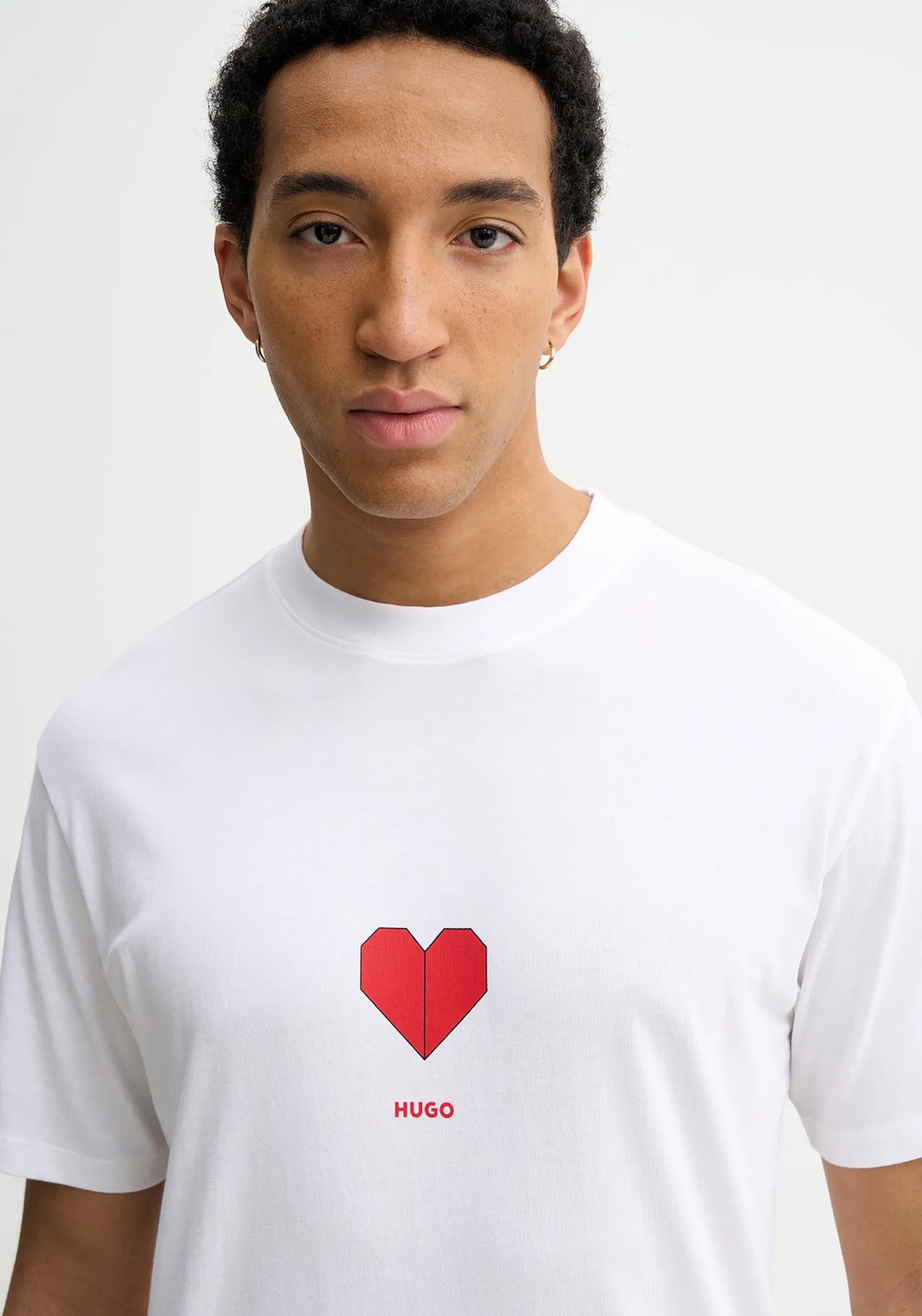 HUGO T-shirt της σειράς Dalentin - 50553429 100 White φωτογραφία