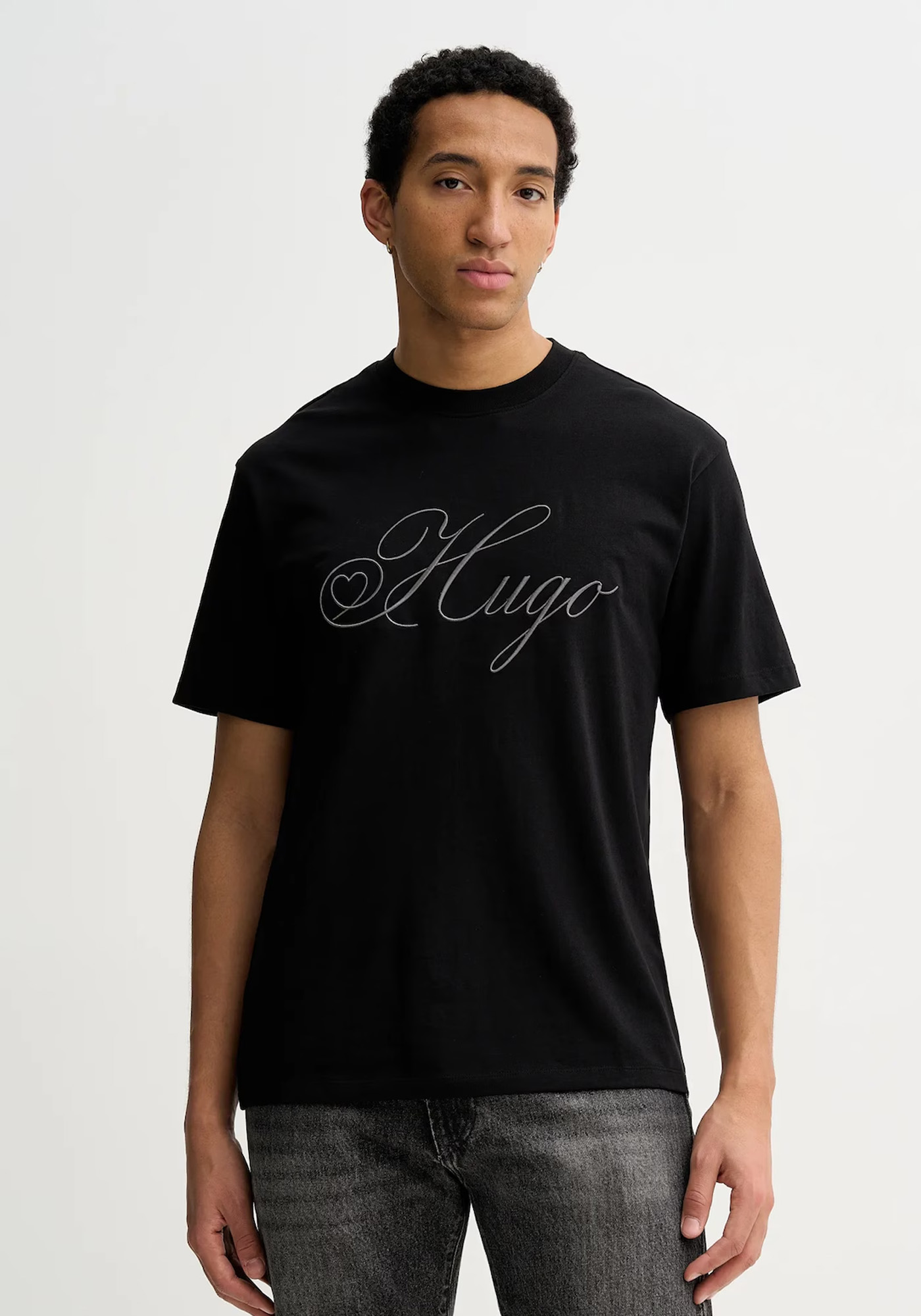 Hugo HUGO Κοντομάνικη T-shirt της σειράς Dalent - 50557058 001 Black