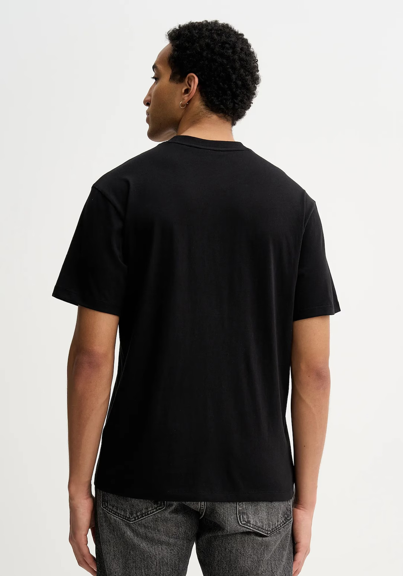 HUGO Κοντομάνικη T-shirt της σειράς Dalent - 50557058 001 Black φωτογραφία