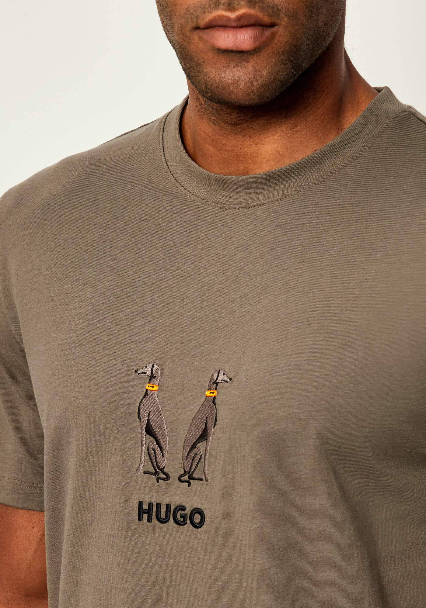 HUGO Κοντομάνικη T-shirt της σειράς Dugolini - 50549154 032 Grey