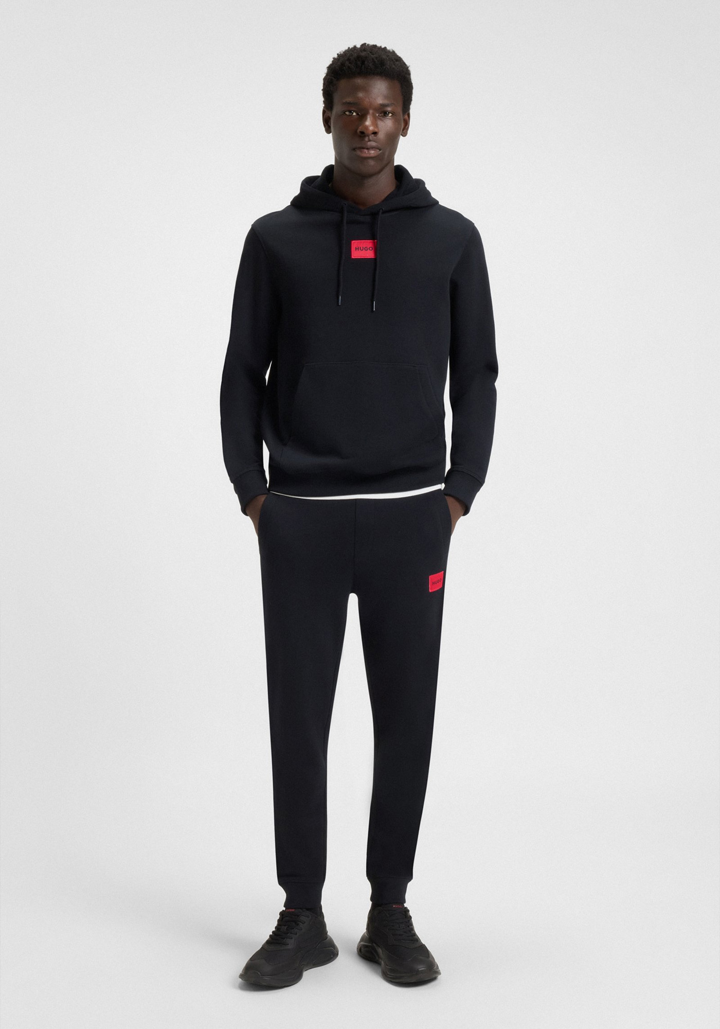 HUGO Φούτερ της σειράς Daratschi214 - 50458700 001 Black φωτογραφία