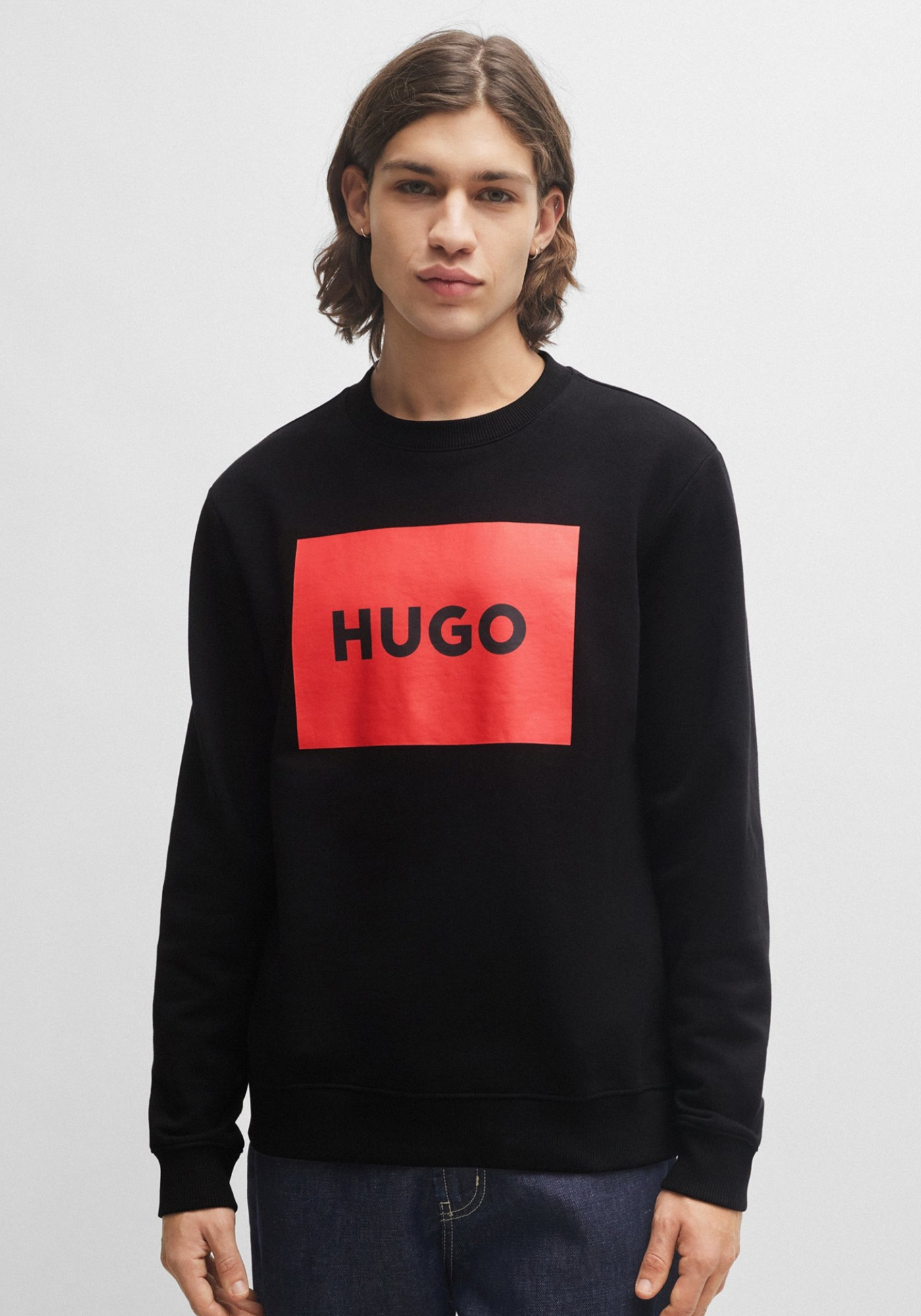 HUGO Φούτερ της σειράς Duragol222 - 50467944 001 Black