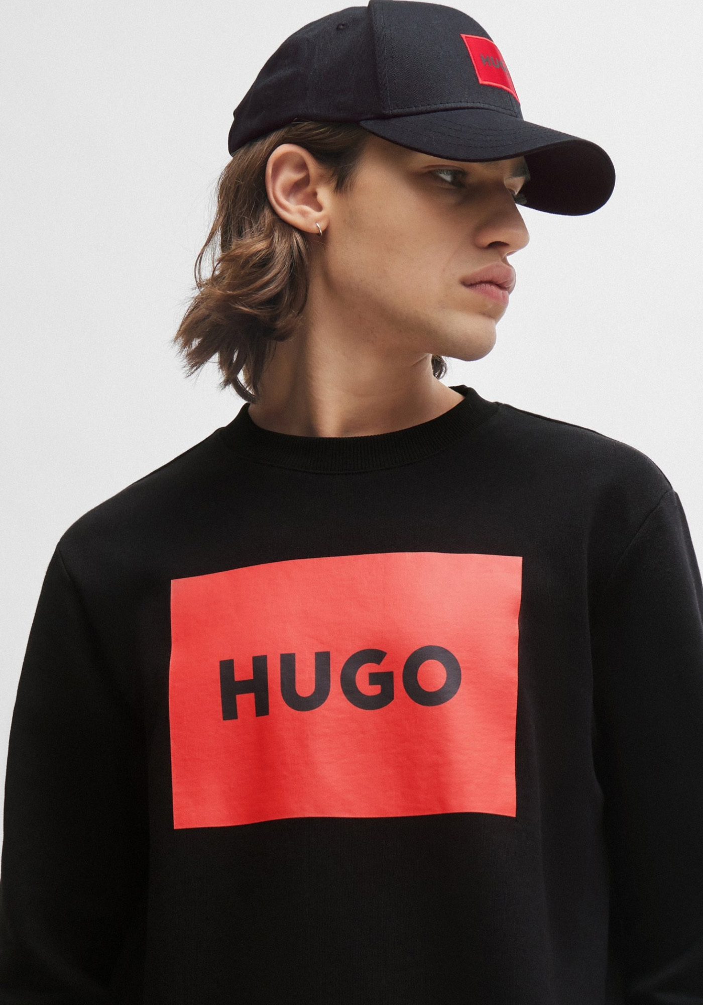 HUGO Φούτερ της σειράς Duragol222 - 50467944 001 Black