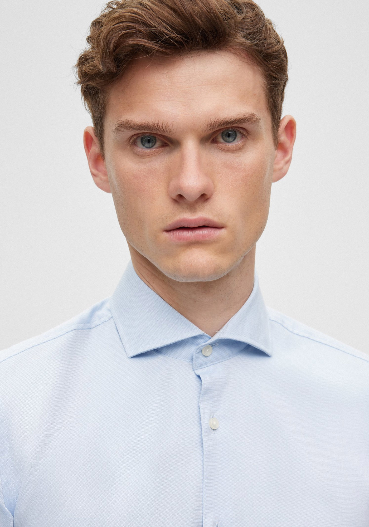 BOSS Πουκάμισο της σειράς H Hank - 50496169 450 Light Blue φωτογραφία