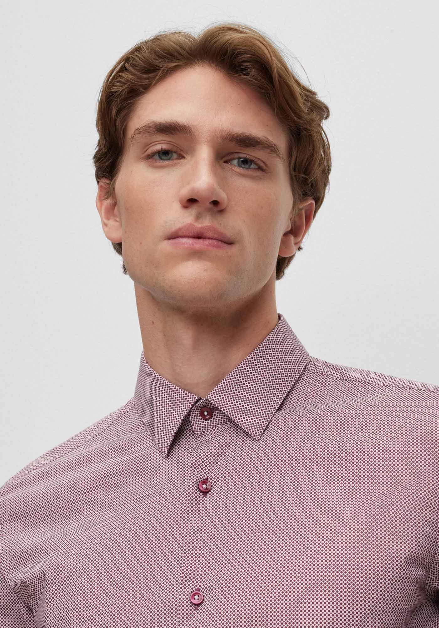 BOSS Πουκάμισο της σειράς H Hank - 50502751 602 Dark Red φωτογραφία