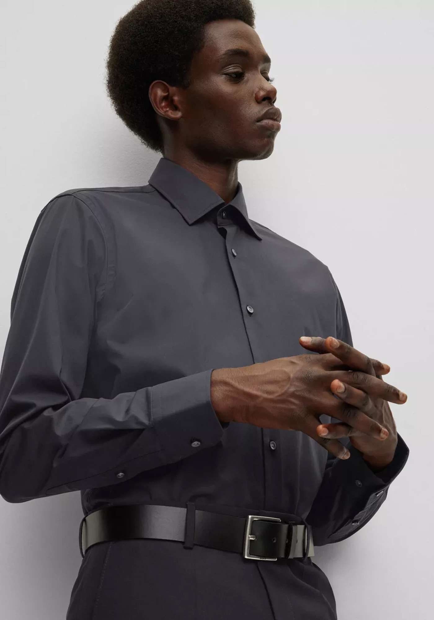 BOSS Πουκάμισο της σειράς H JOE 214 - 50473265 001 Black φωτογραφία