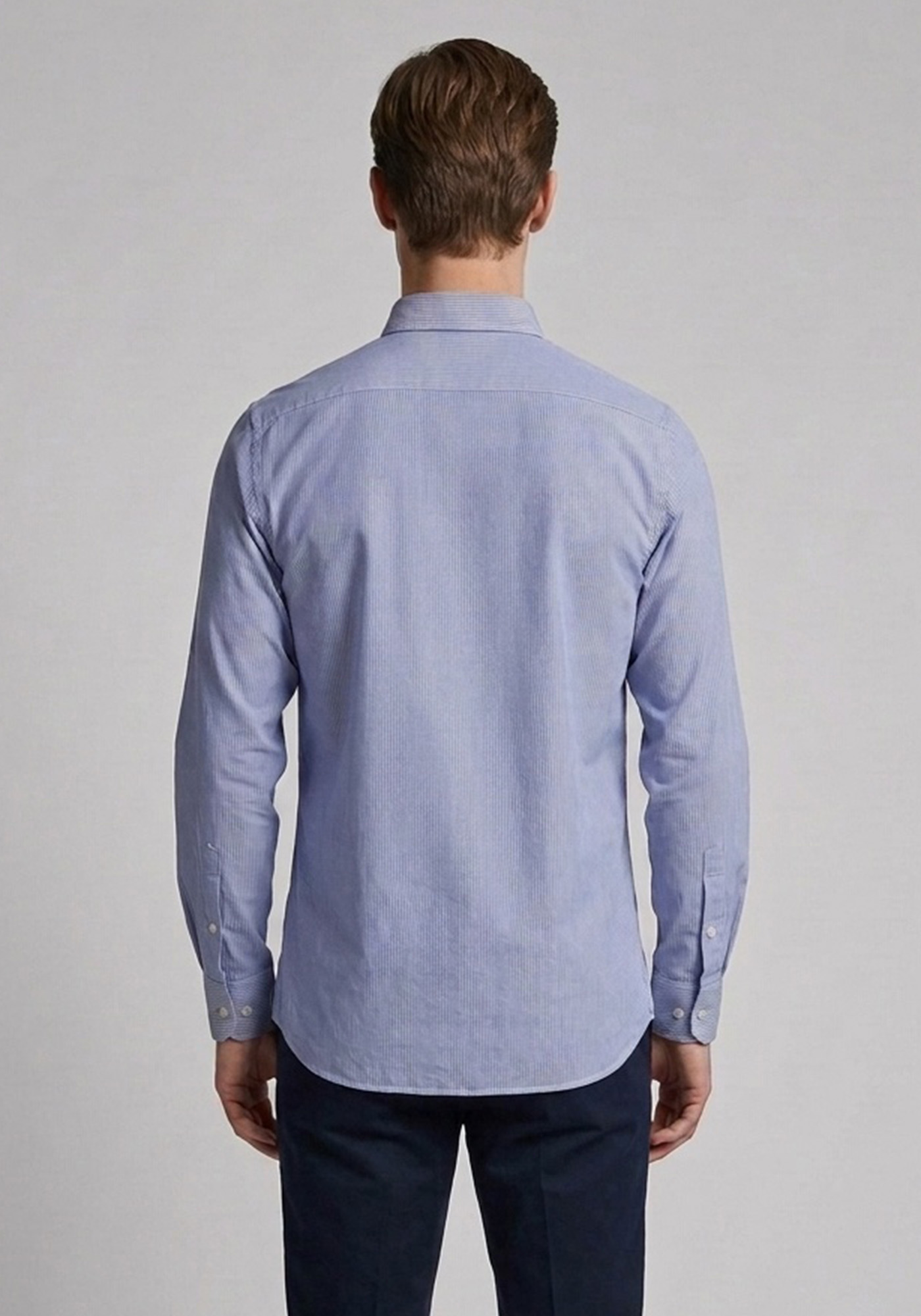 Hackett Πουκάμισο Stripe - HM302589 551 Blue φωτογραφία