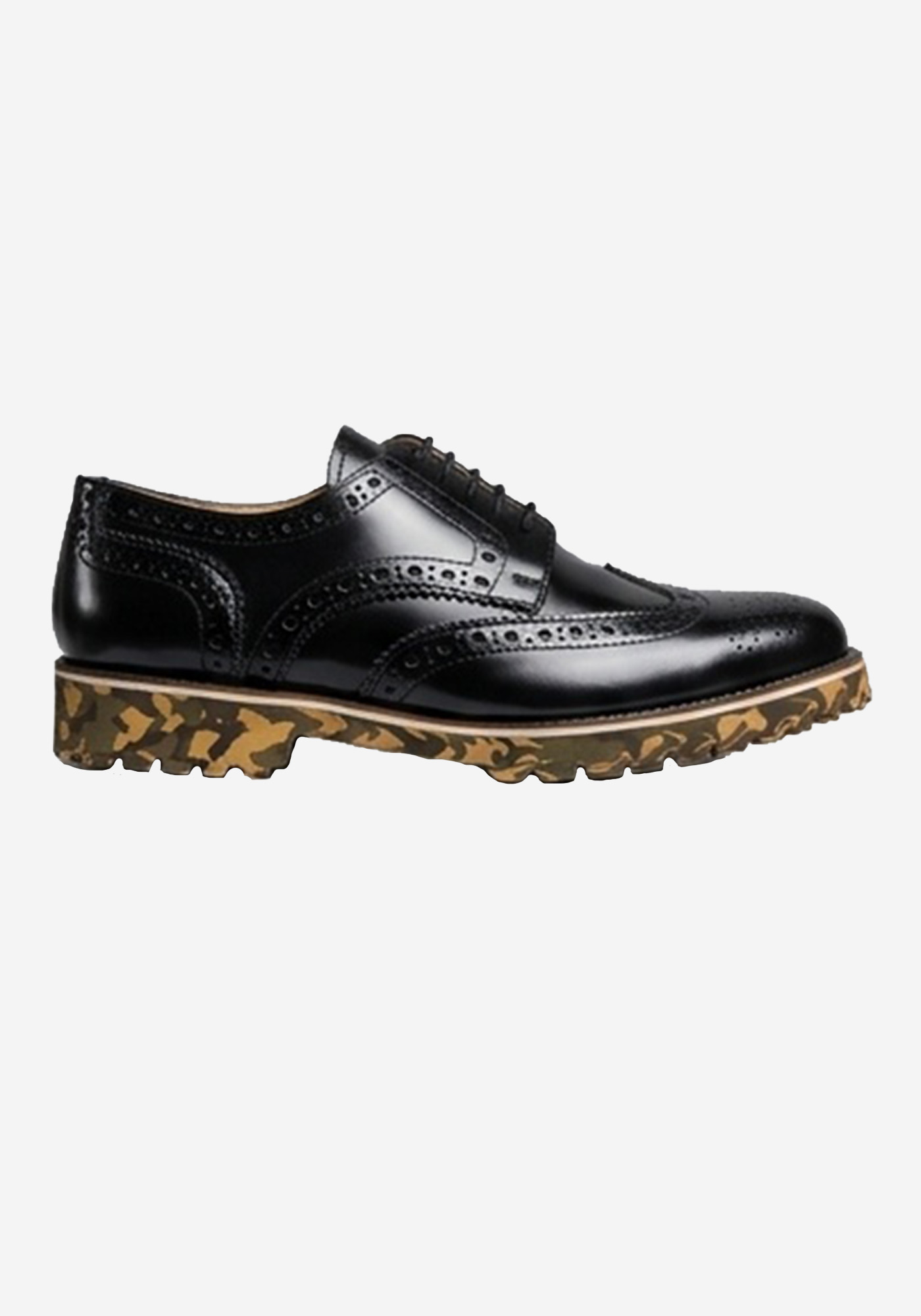 Hamaki-Ho Δερμάτινα Oxford - SCA56H Black/Army