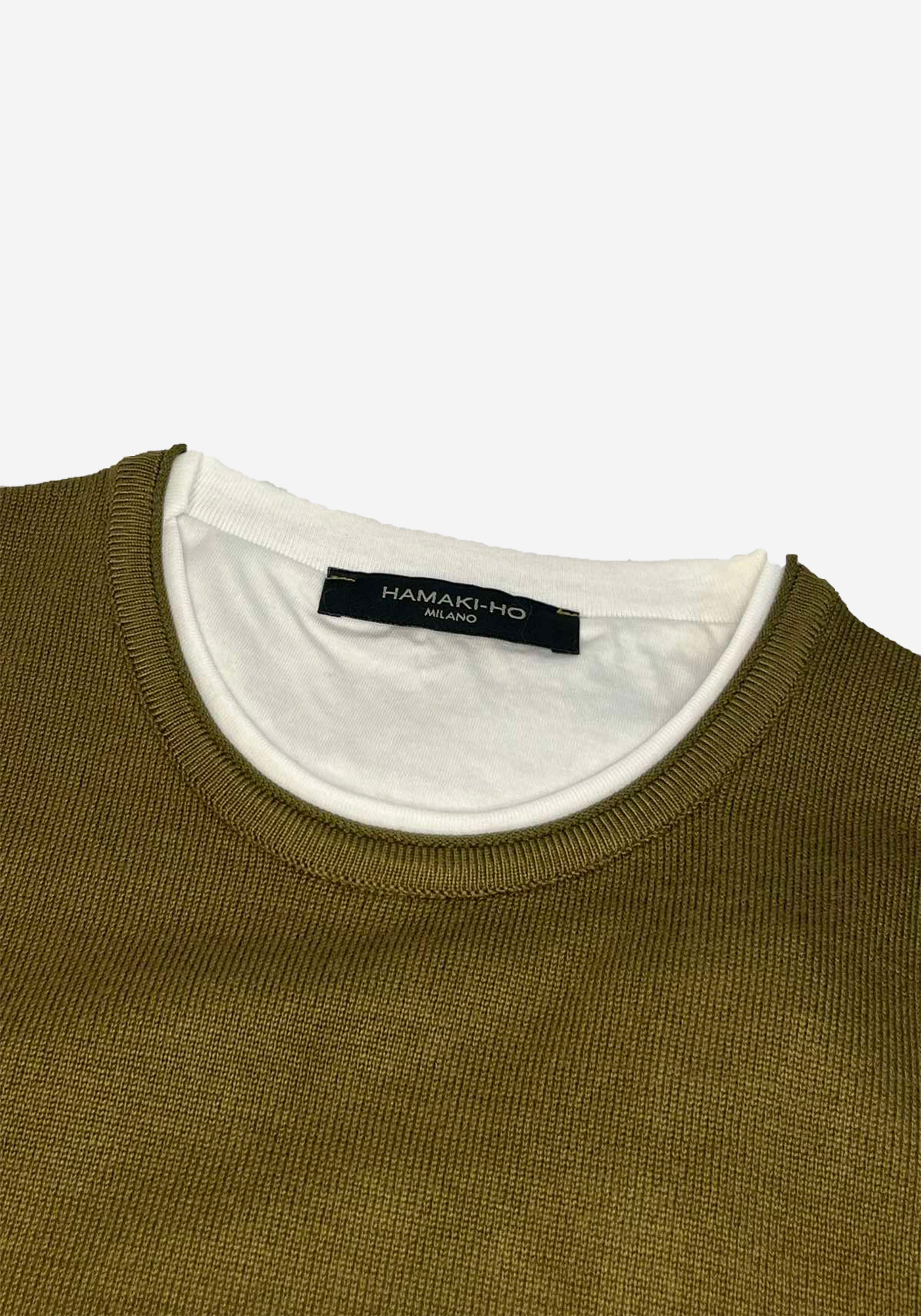 Hamaki Ho Pullover της σειράς Basic - MI3162H Mush Khaki