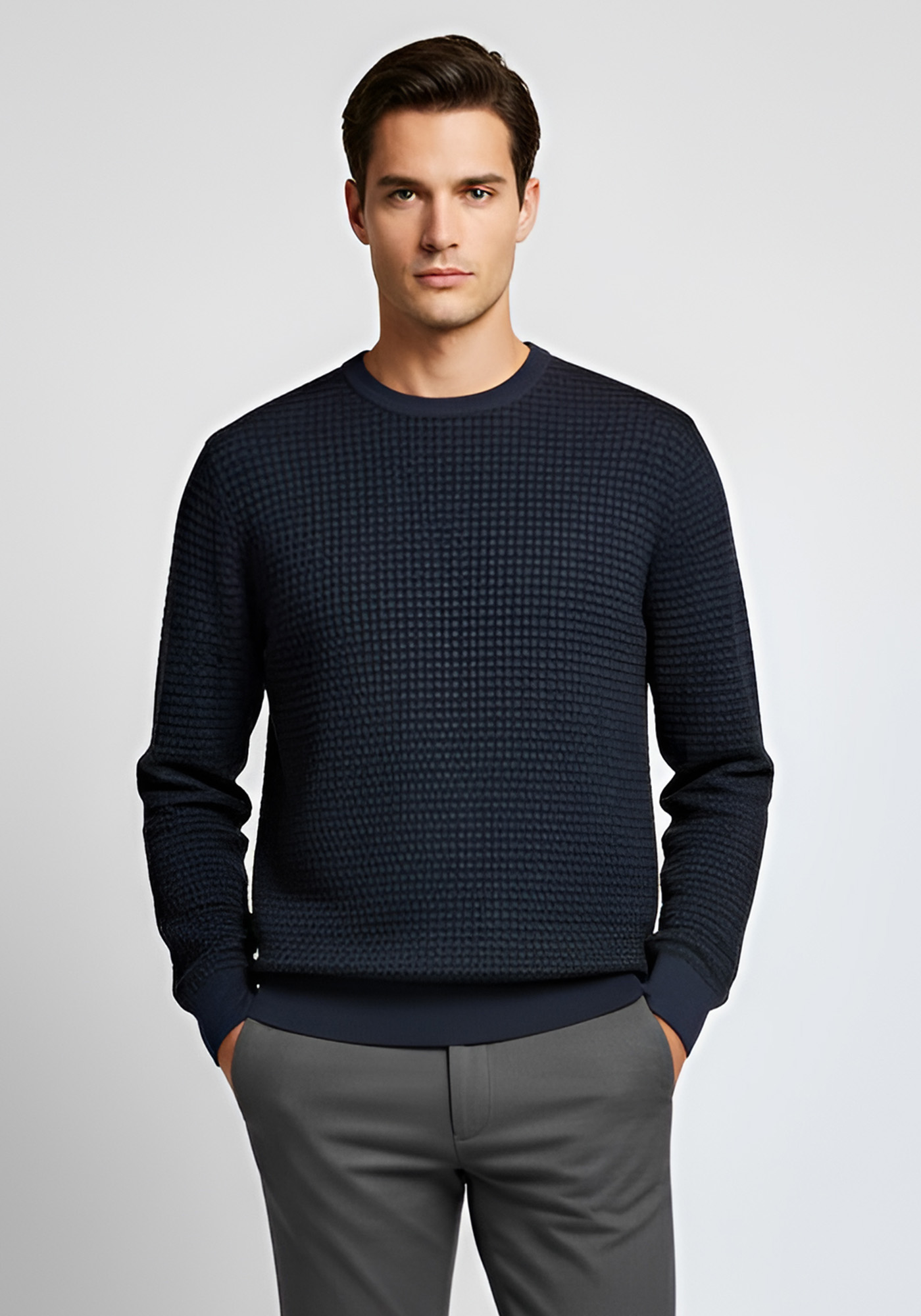 Hamaki Ho Pullover της σειράς Basic - MI3165H BLN Blue