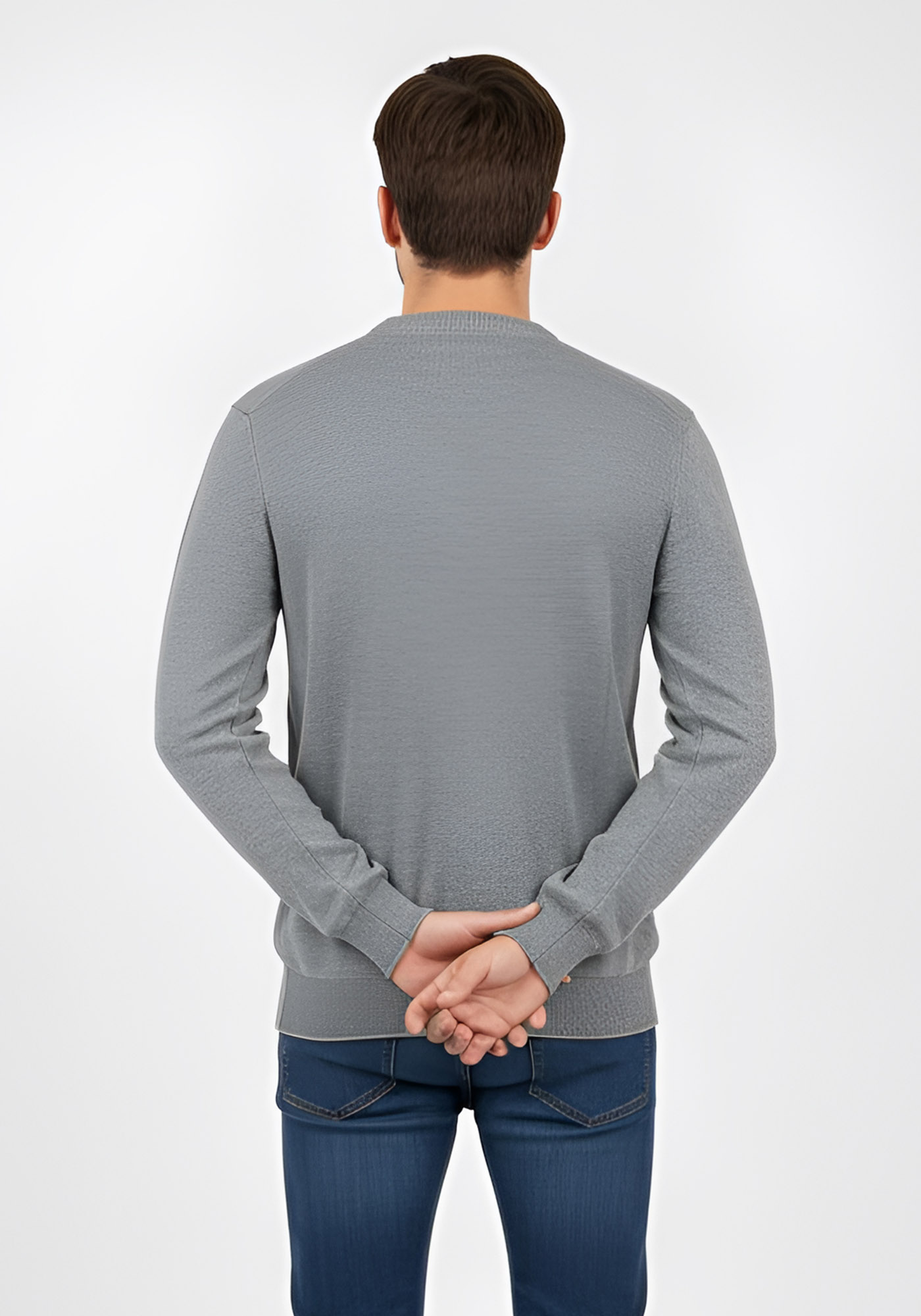 Hamaki Ho Pullover της σειράς Girocollo - MI3164H GMCA Grey