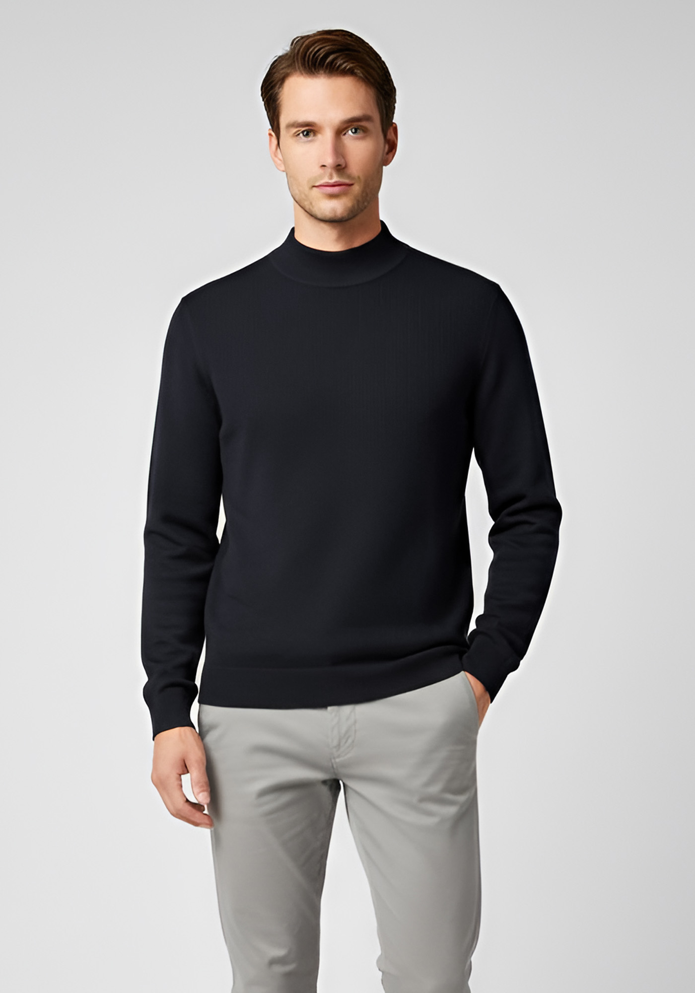 Men's Turtlenecks Hamaki-Ho Black