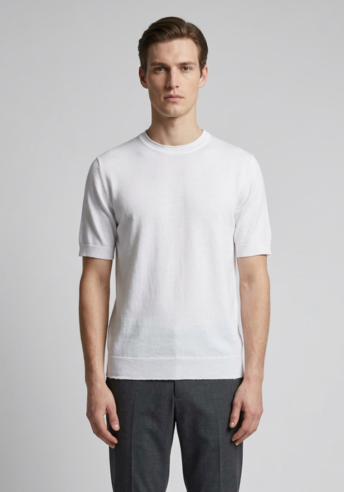 Hamaki Ho Μπλούζα Knitted Jersey - ME3204H White