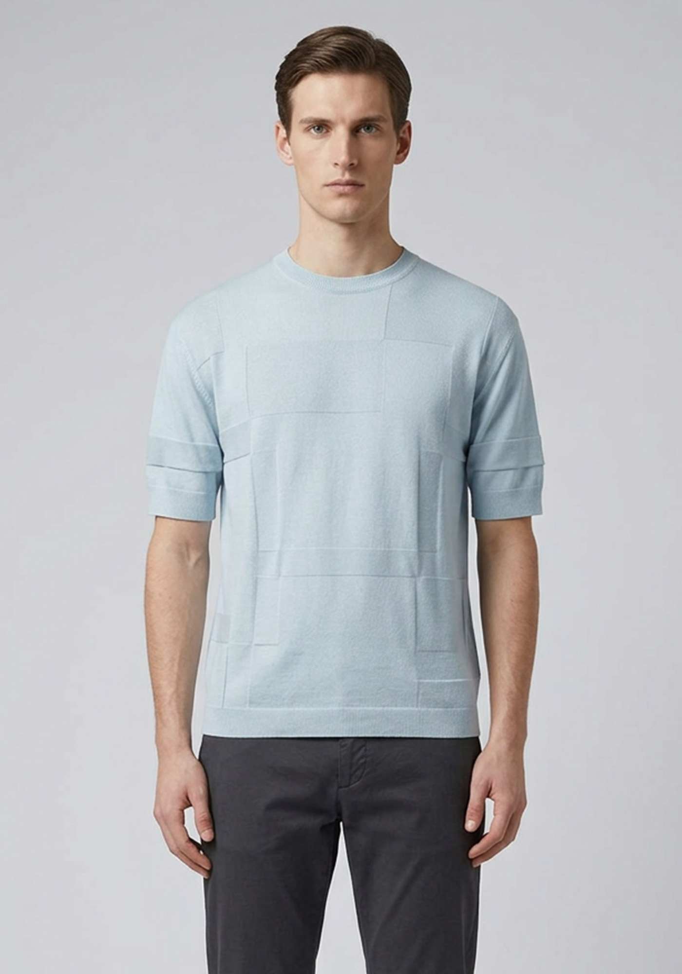 Hamaki Ho Μπλούζα Knitted Jersey - ME3209H Ciel