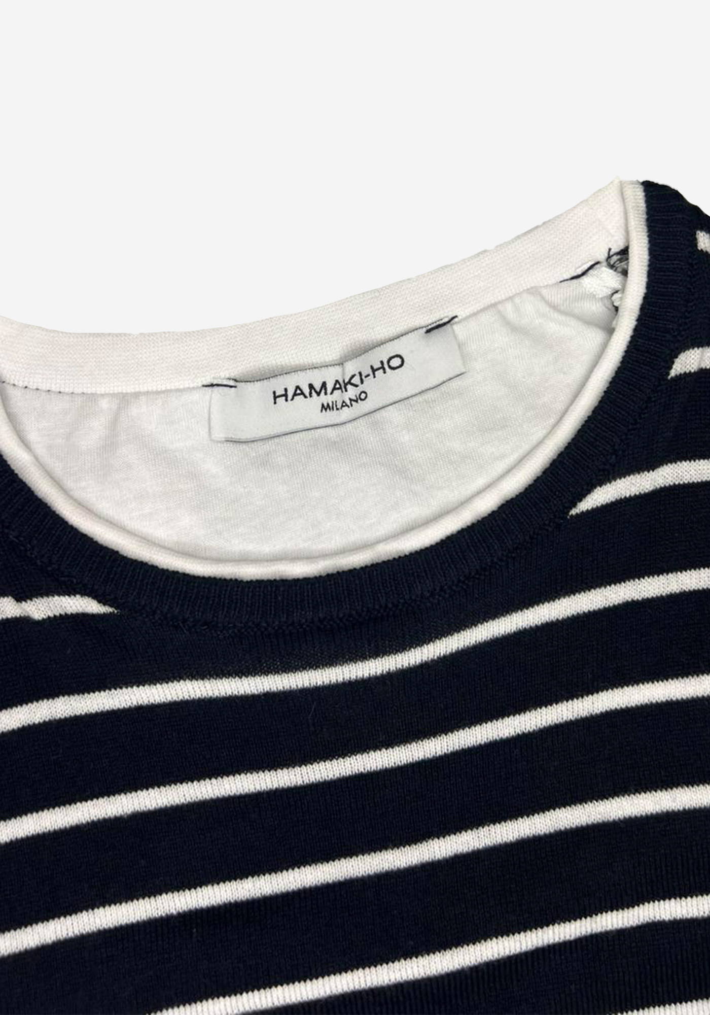 Hamaki Ho Μπλούζα Striped Jersey - ME3214H Navy