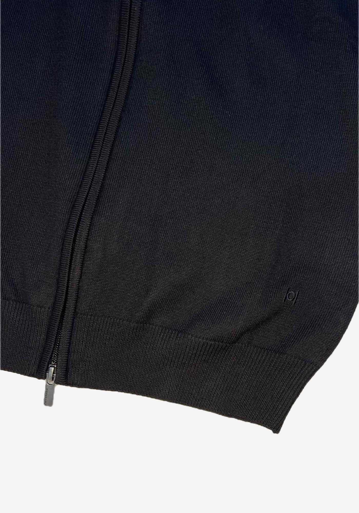 Hamaki Ho Πλεκτή ζακέτα της σειράς Zip - MI3159H Black φωτογραφία