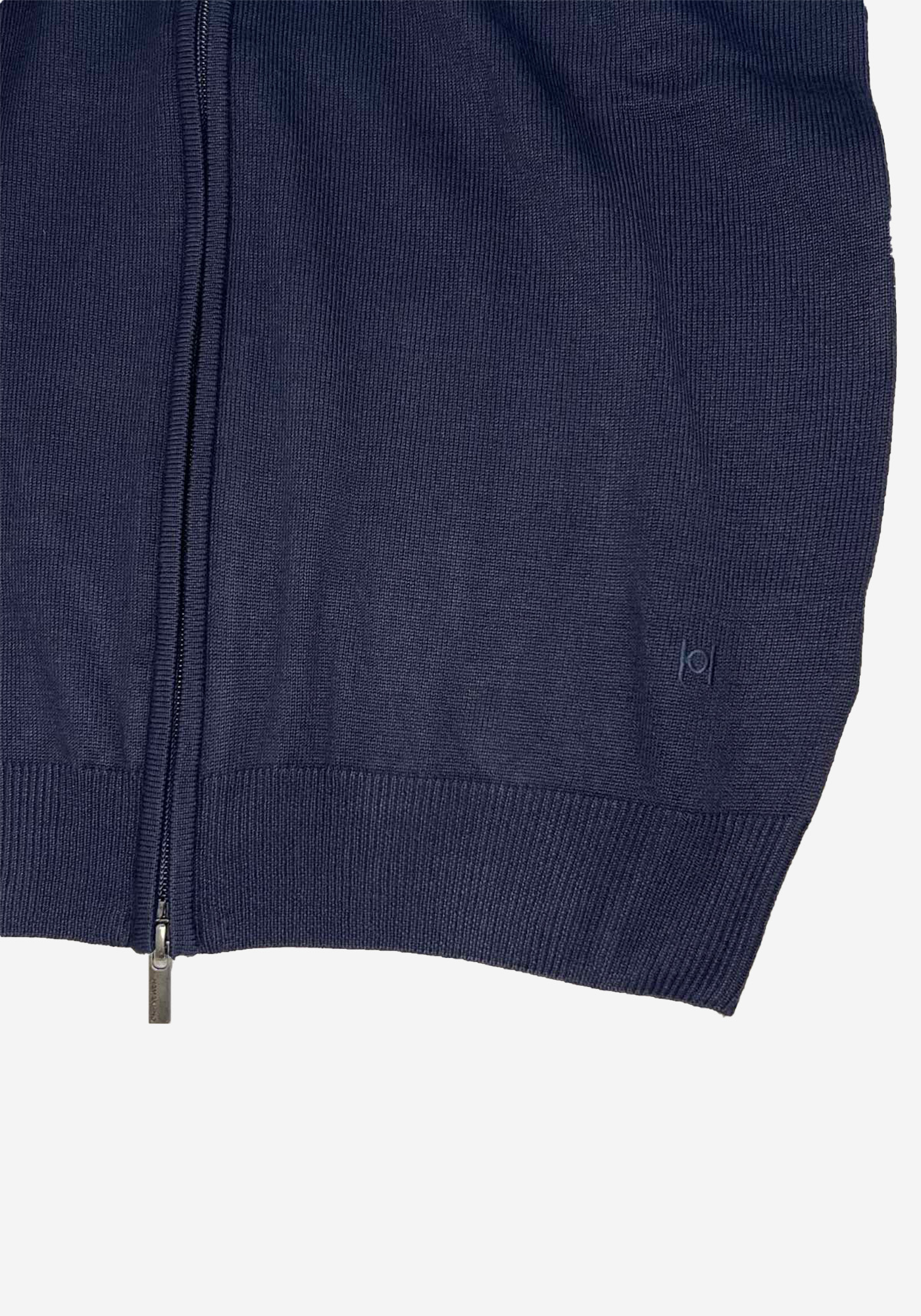 Hamaki Ho Πλεκτή ζακέτα της σειράς Zip - MI3159H Blue φωτογραφία