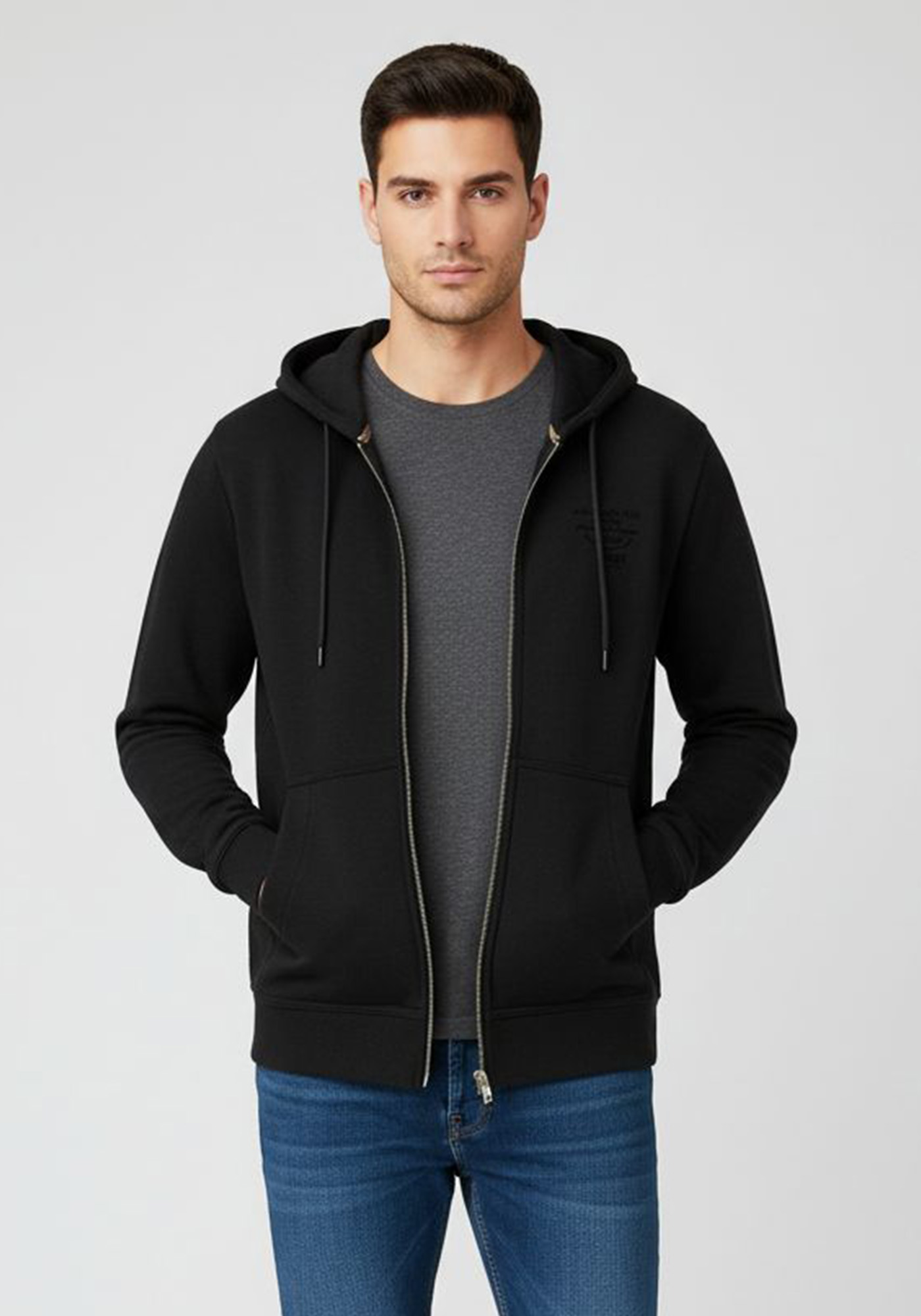 Hamaki Ho Ζακέτα της σειράς Sweat - FI131H Black