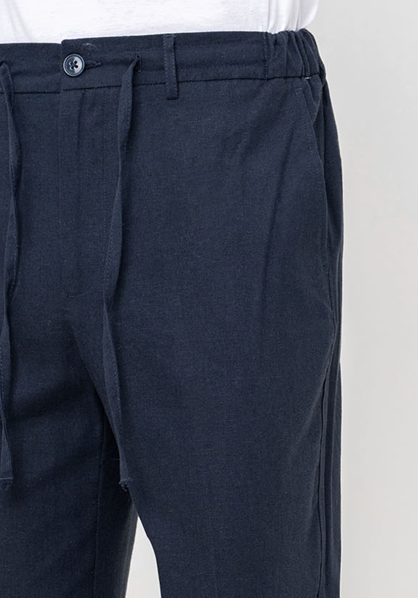 Hamaki Ho Λινό Παντελόνι της σειράς Chino - PSE1753H Blue