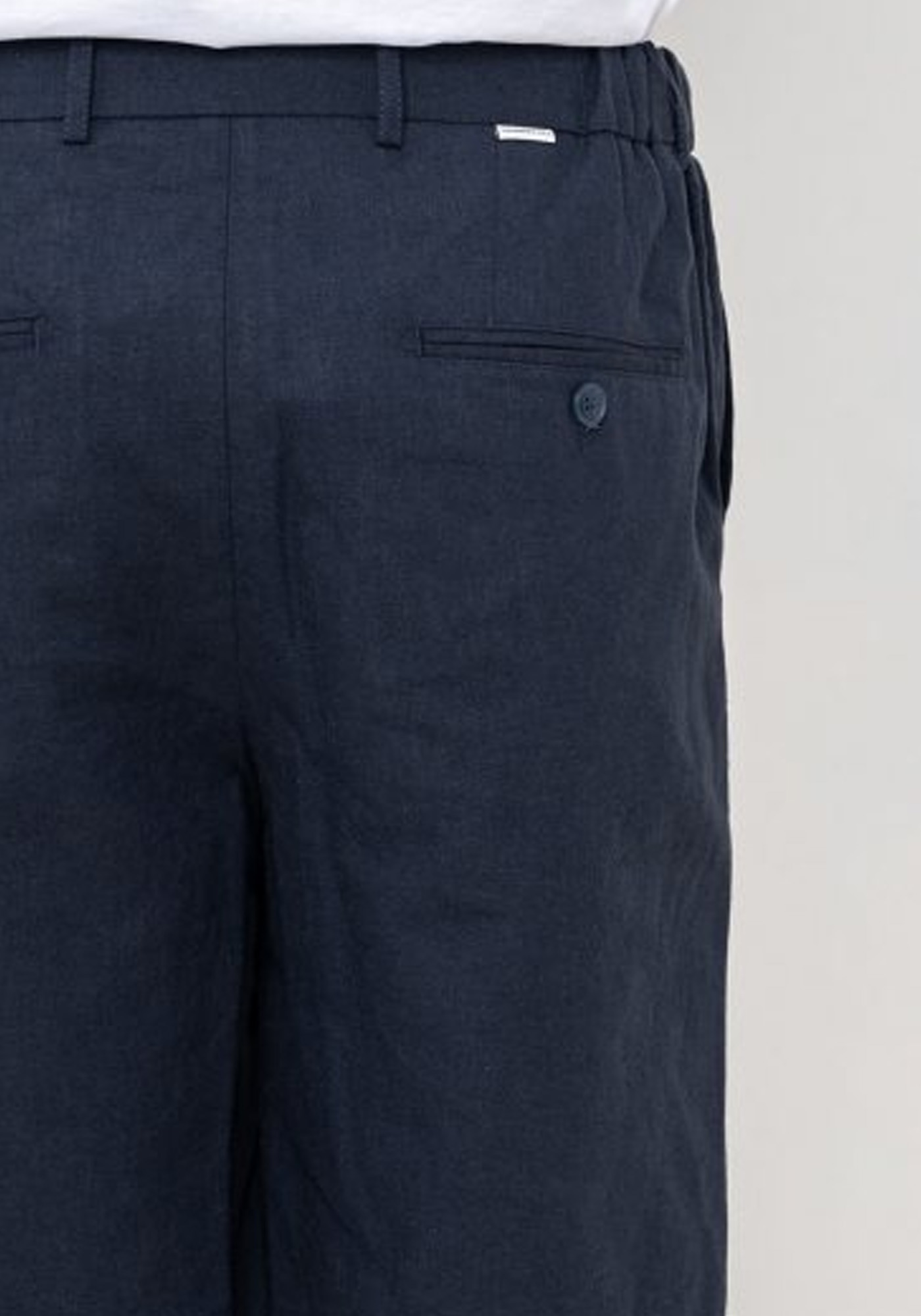 Hamaki Ho Λινή Βερμούδα της σειράς Linen - PB1760H Blue