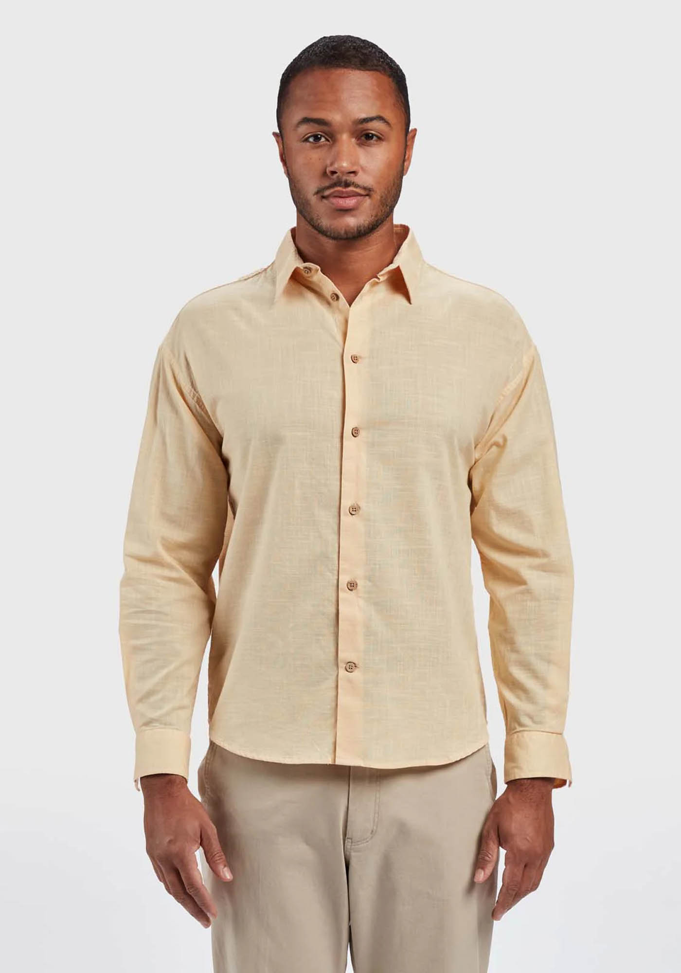 GABBA Πουκάμισο της σειράς Harvey Coconut - 10277 0004 Banana Crepe