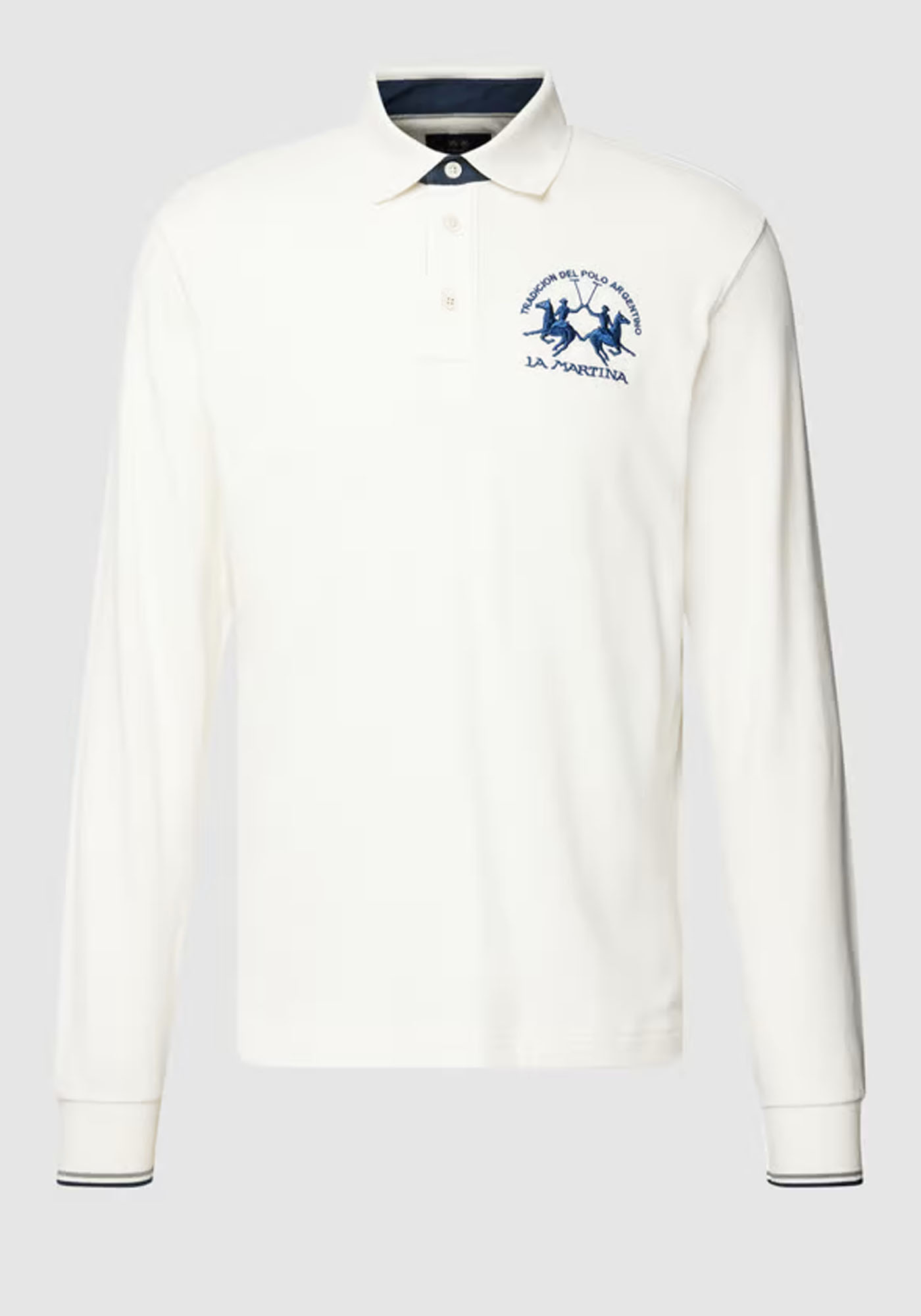 La Martina La Martina Polo της σειράς Heavy Jersey - UMP008 JS005 00002 Off White