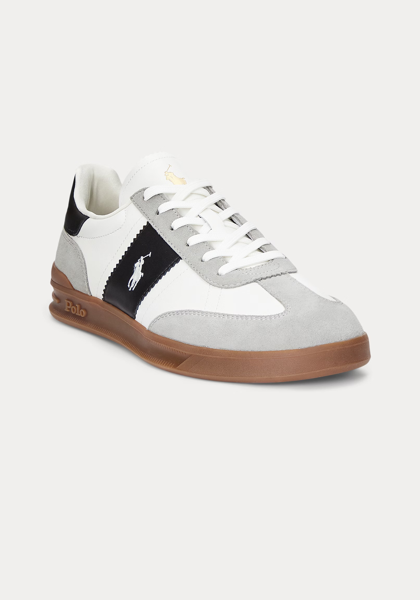 Polo Ralph Lauren Trainers της σειράς Heritage - 809956119 002 White Black Grey φωτογραφία