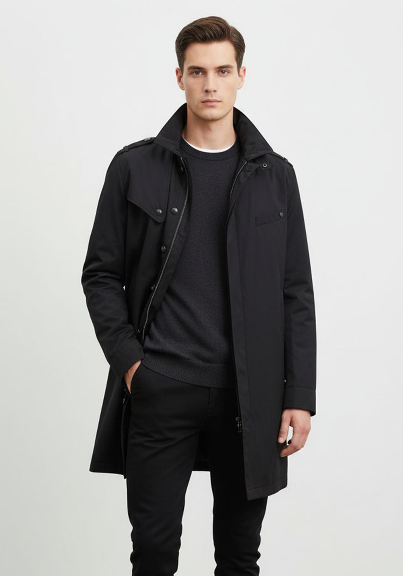 IKKS IKKS Καπαρντίνα της σειράς BSK - I26KKB20S 09999 Black