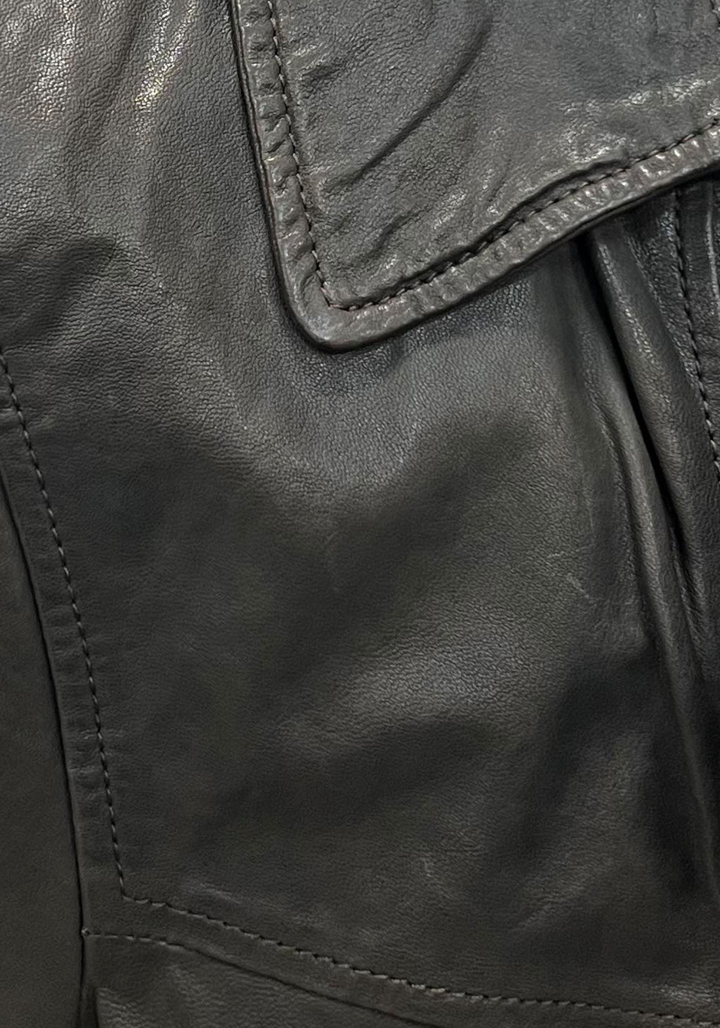 IKKS Δερμάτινο Μπουφάν της σειράς Origin - 605420 234683 Bronze Fonce φωτογραφία