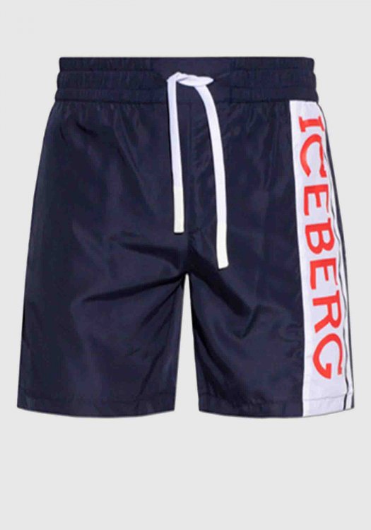 Iceberg Μαγιό της σειράς Bicolor Logo - ICE2MBM02 Navy