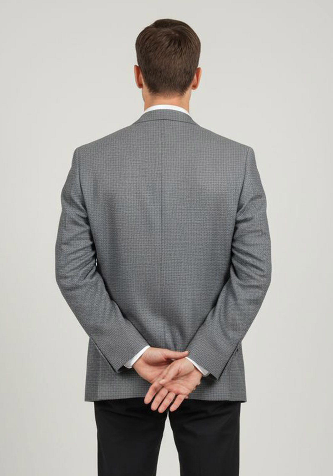 John Barritt Σακάκι της σειράς BOSTON - 5219 1 Black/Grey/Brown φωτογραφία