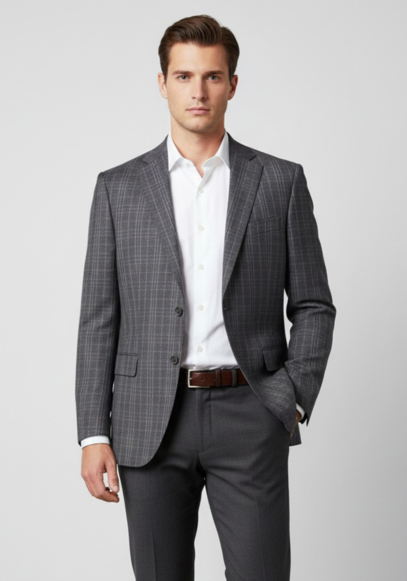 John Barritt John Barritt Σακάκι της σειράς Check - 33820 3514 260 Grey