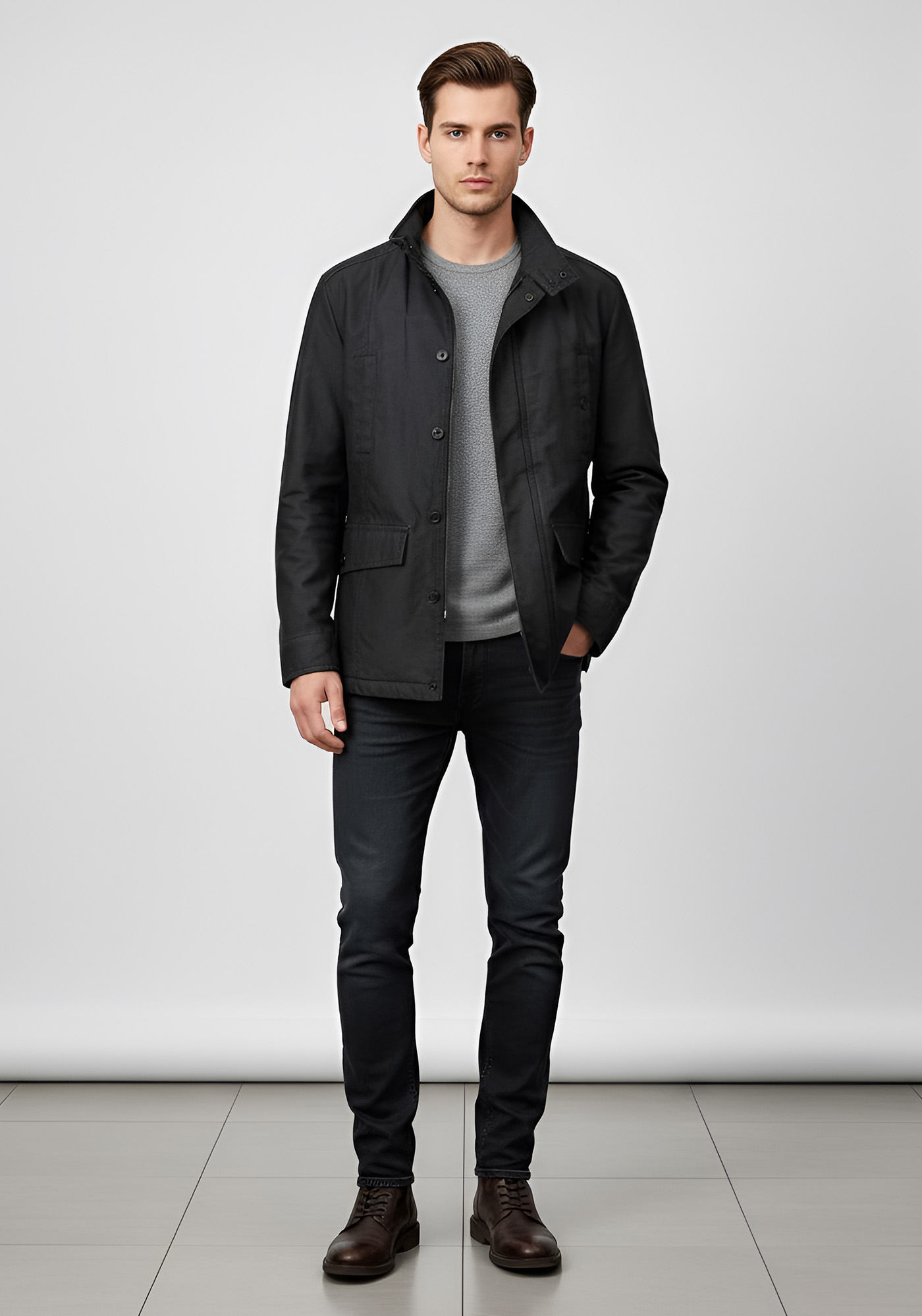 Joop Μπουφάν της σειράς Dope - 55501082 999076 3 Grey