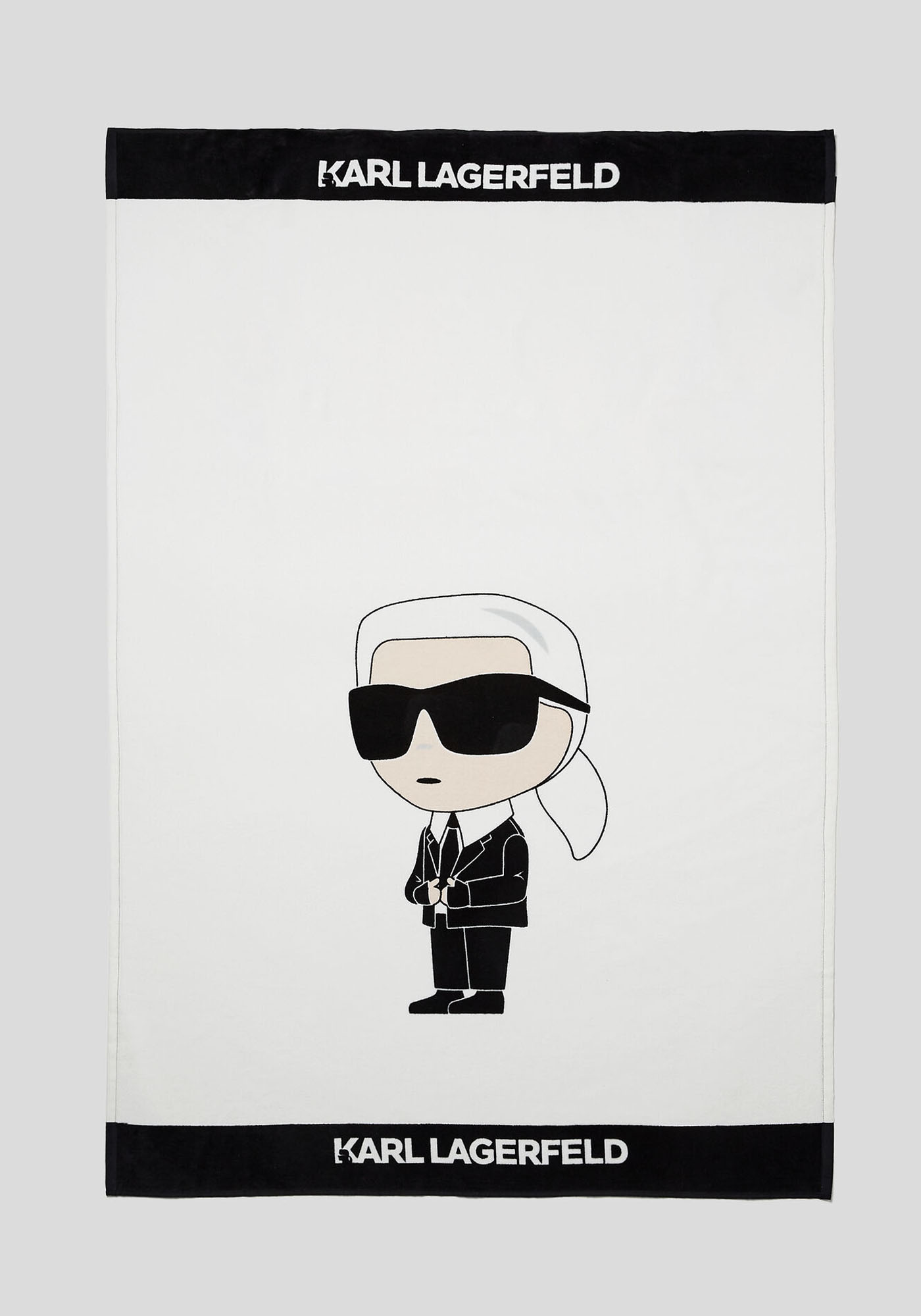 Karl Lagerfeld KARL Lagerfeld Πετσέτα Θαλάσσης της σειράς K Ikonik - 230W3958 998 Black White