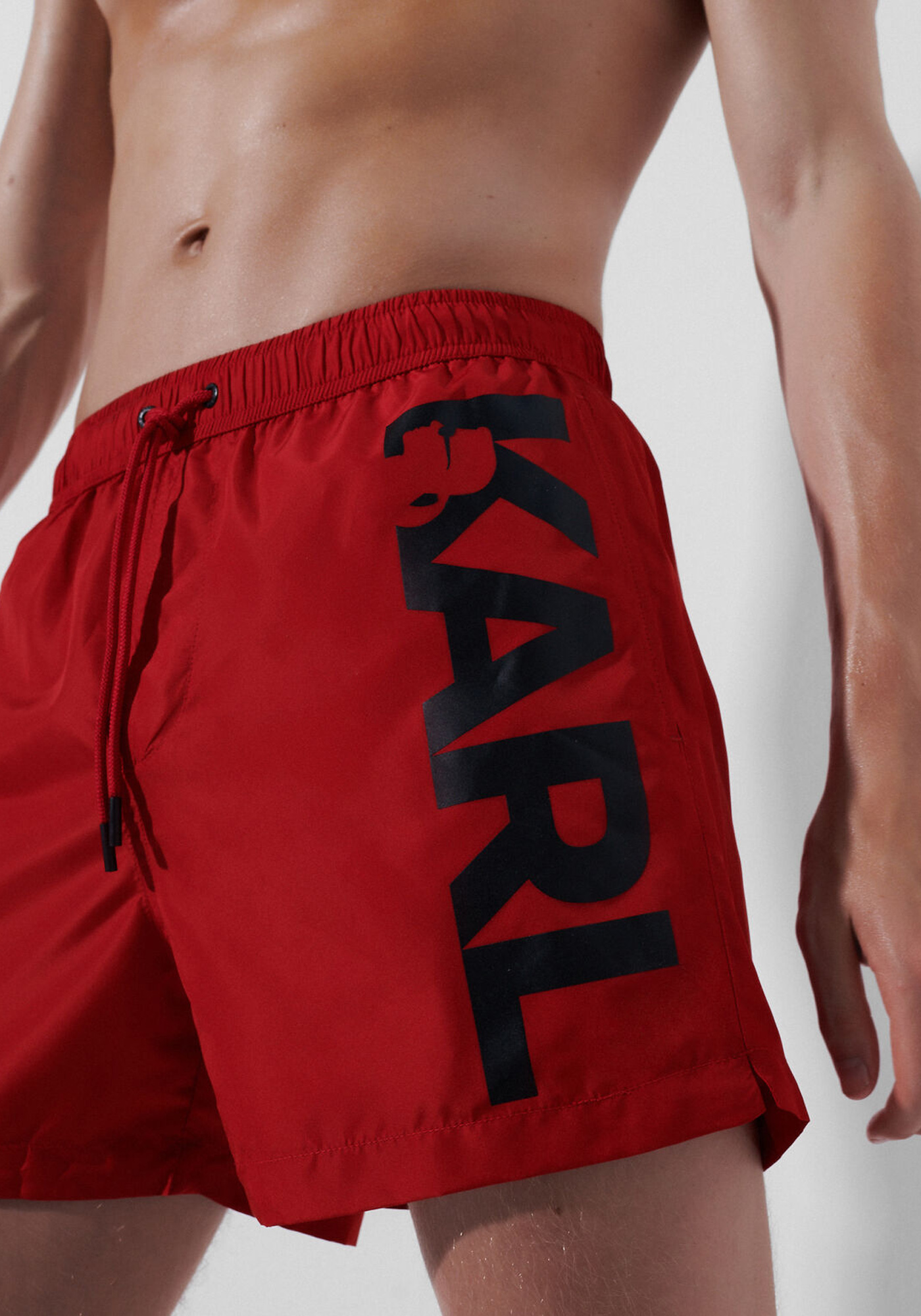 Karl Lagerfeld Μαγιό της σειράς K Logo - 230M2202 496 Haute Red φωτογραφία