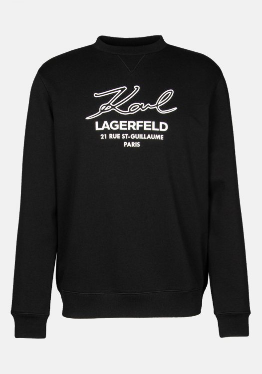 Karl Lagerfeld Hoodie της σειράς Crewneck - 705025 544910 990 Black φωτογραφία