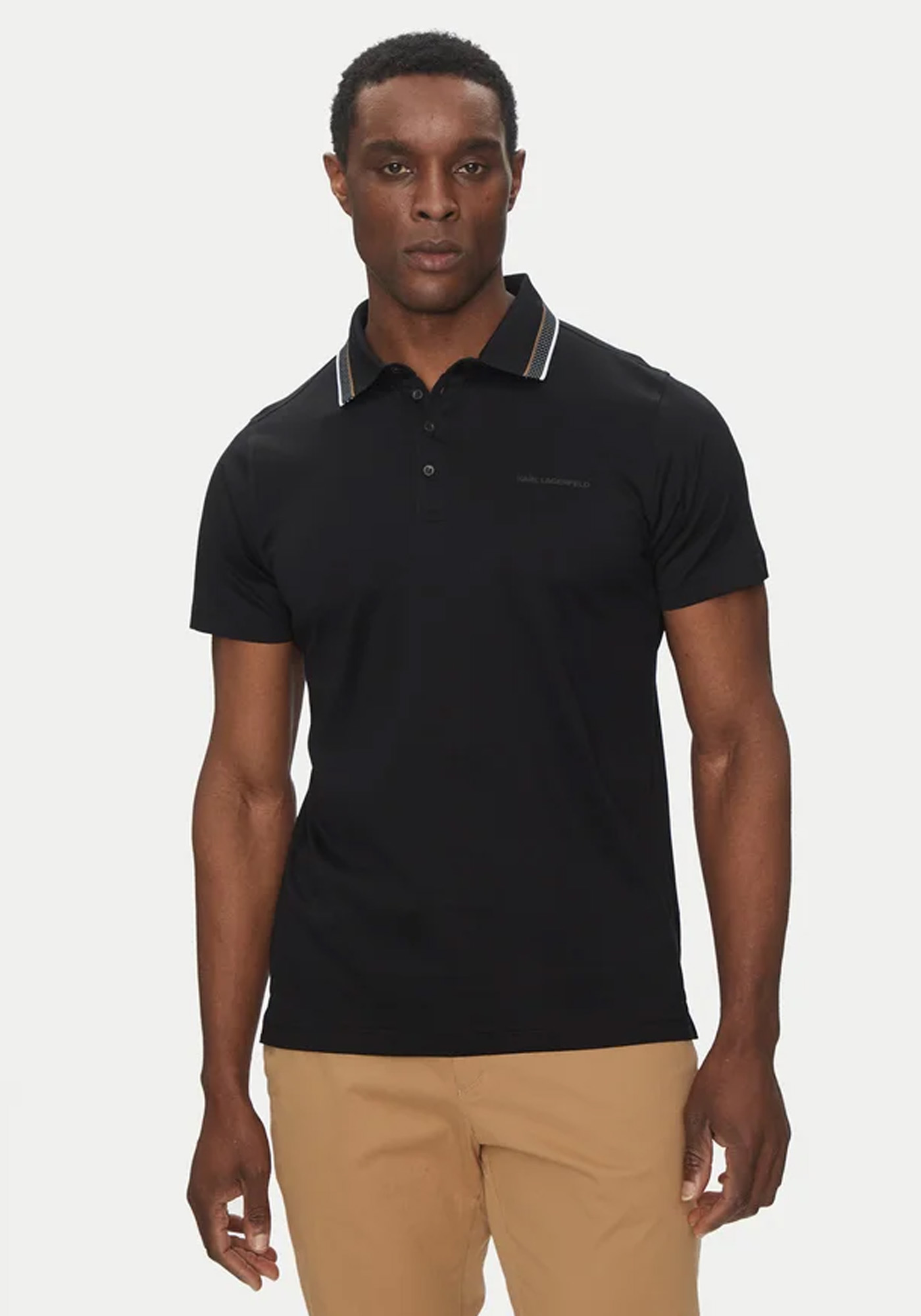 Karl Lagerfeld Polo Μπλούζα της σειράς Polo - 745002 552200 990 Black