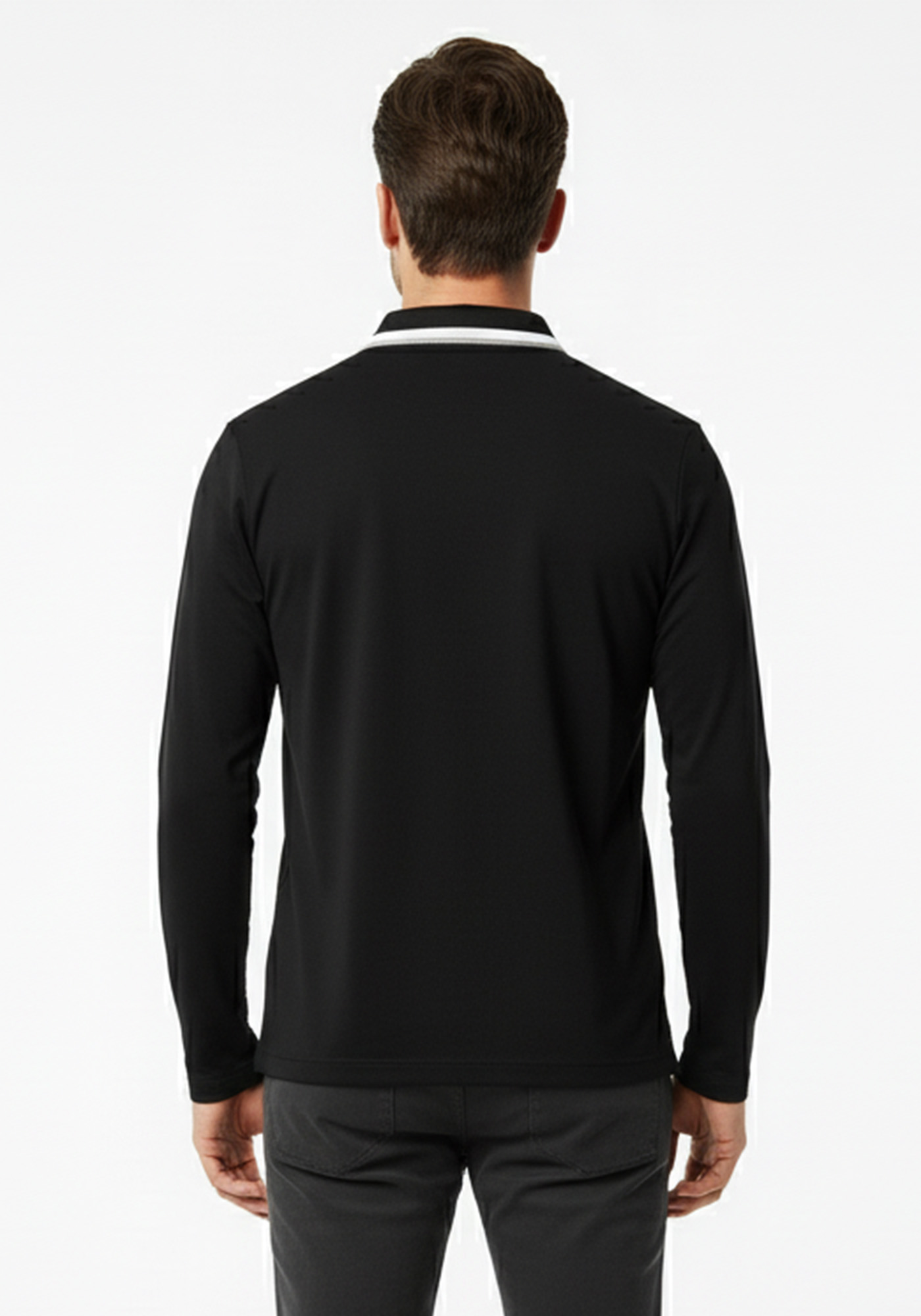 Karl Lagerfeld Polo Μπλούζα της σειράς Polo - 745005 554200 990 Black φωτογραφία