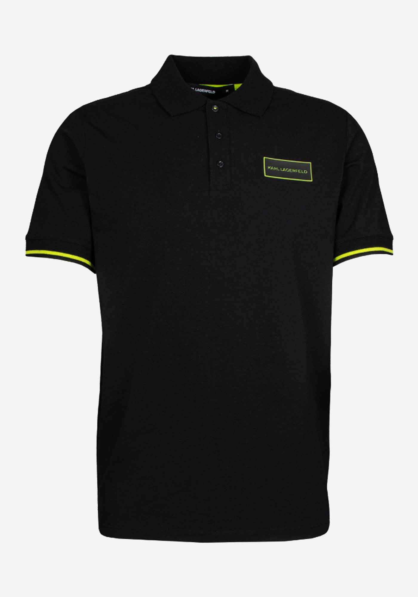 Karl Lagerfeld Polo Μπλούζα της σειράς Polo - 745021 552221 995 Black φωτογραφία
