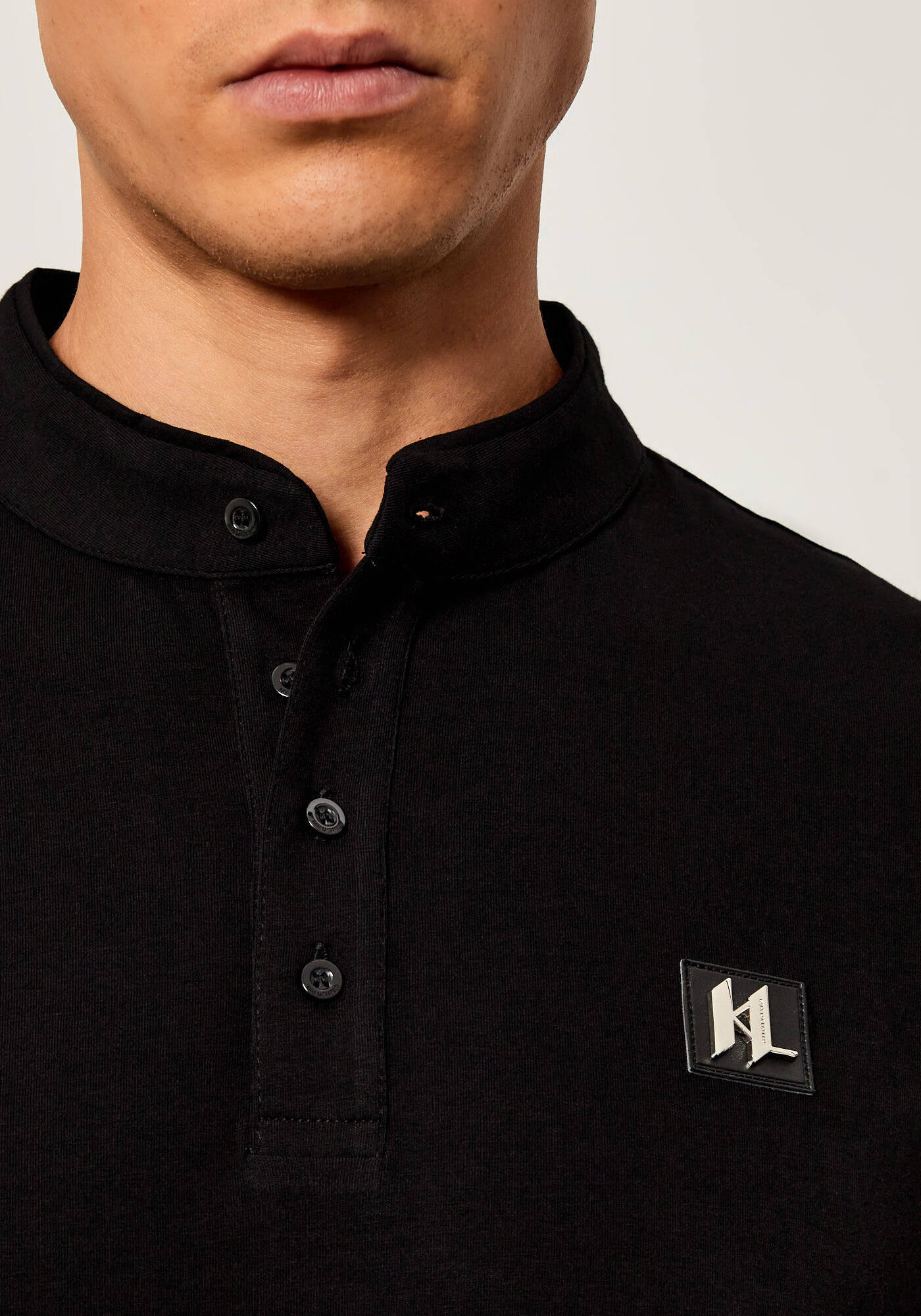 Karl Lagerfeld Polo της σειράς Polo - 745001 554221 990 Black